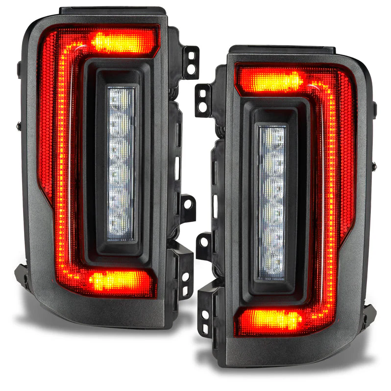 2021-2026+ Ford Bronco Red Smoked LED Flush Mount Tail Lights - Image 5