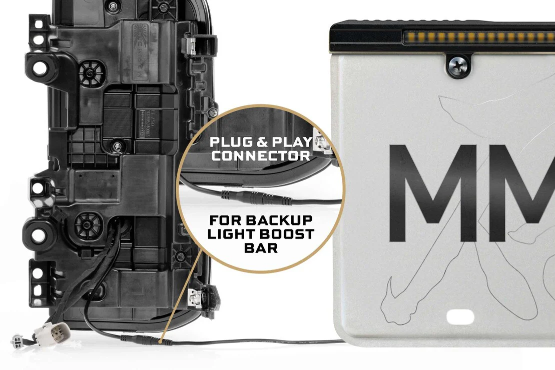 2021+ Ford Bronco Red Smoked XB LED Low Profile Tail Lights - Image 9