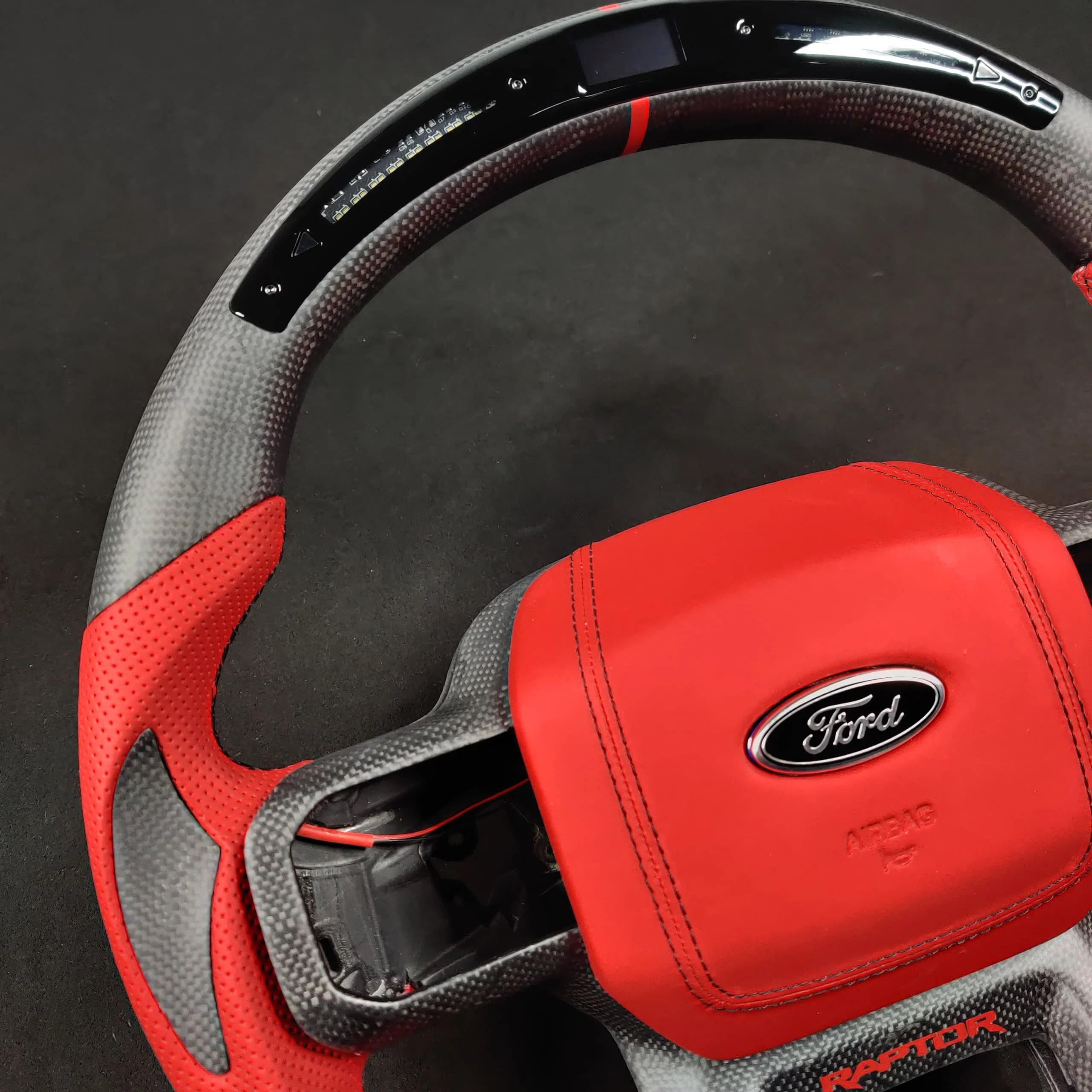 2021-2026+ Ford F150 & Raptor Custom Carbon Fiber LED Steering Wheel - Image 107