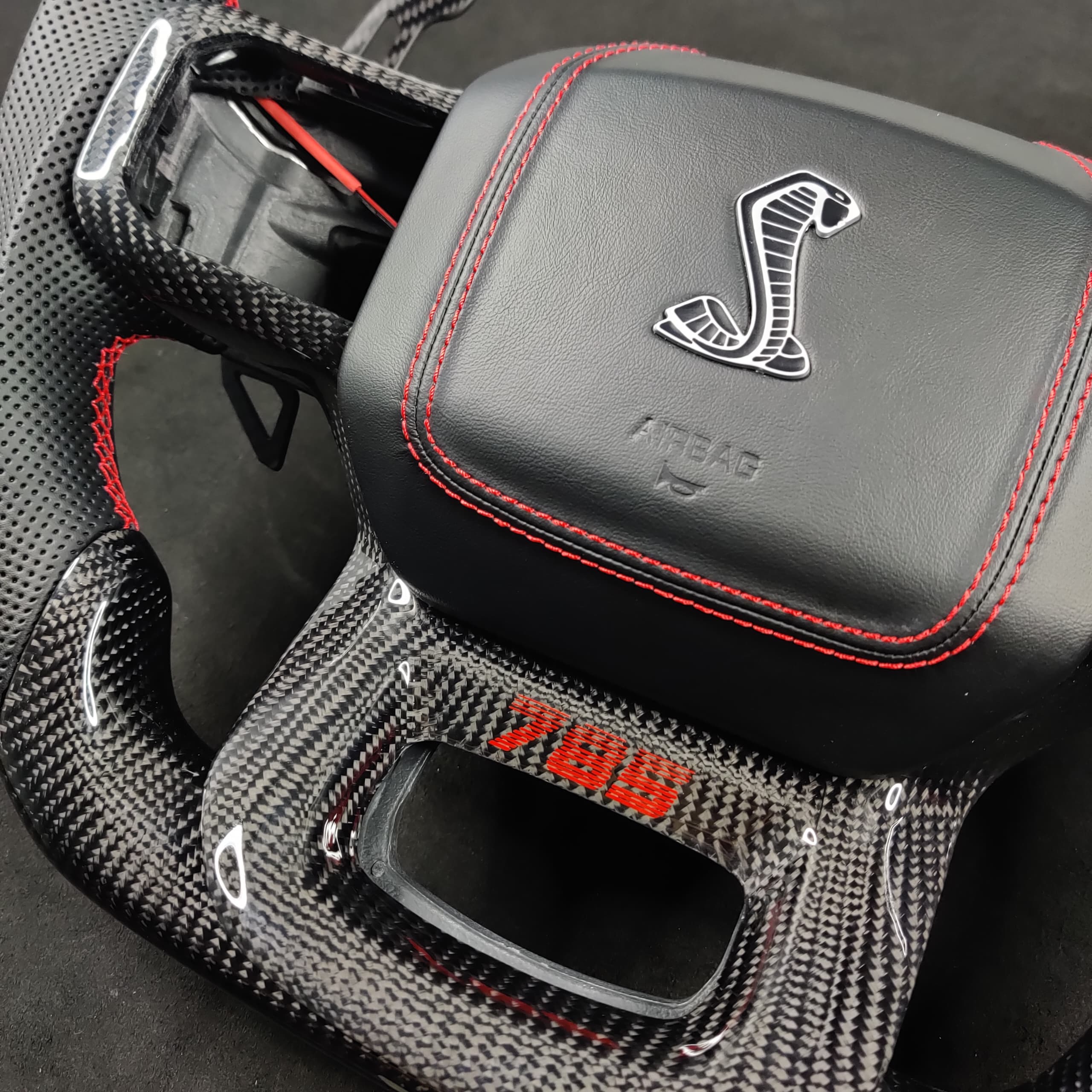 2021-2026+ Ford F150 & Raptor Custom Carbon Fiber LED Steering Wheel - Image 109