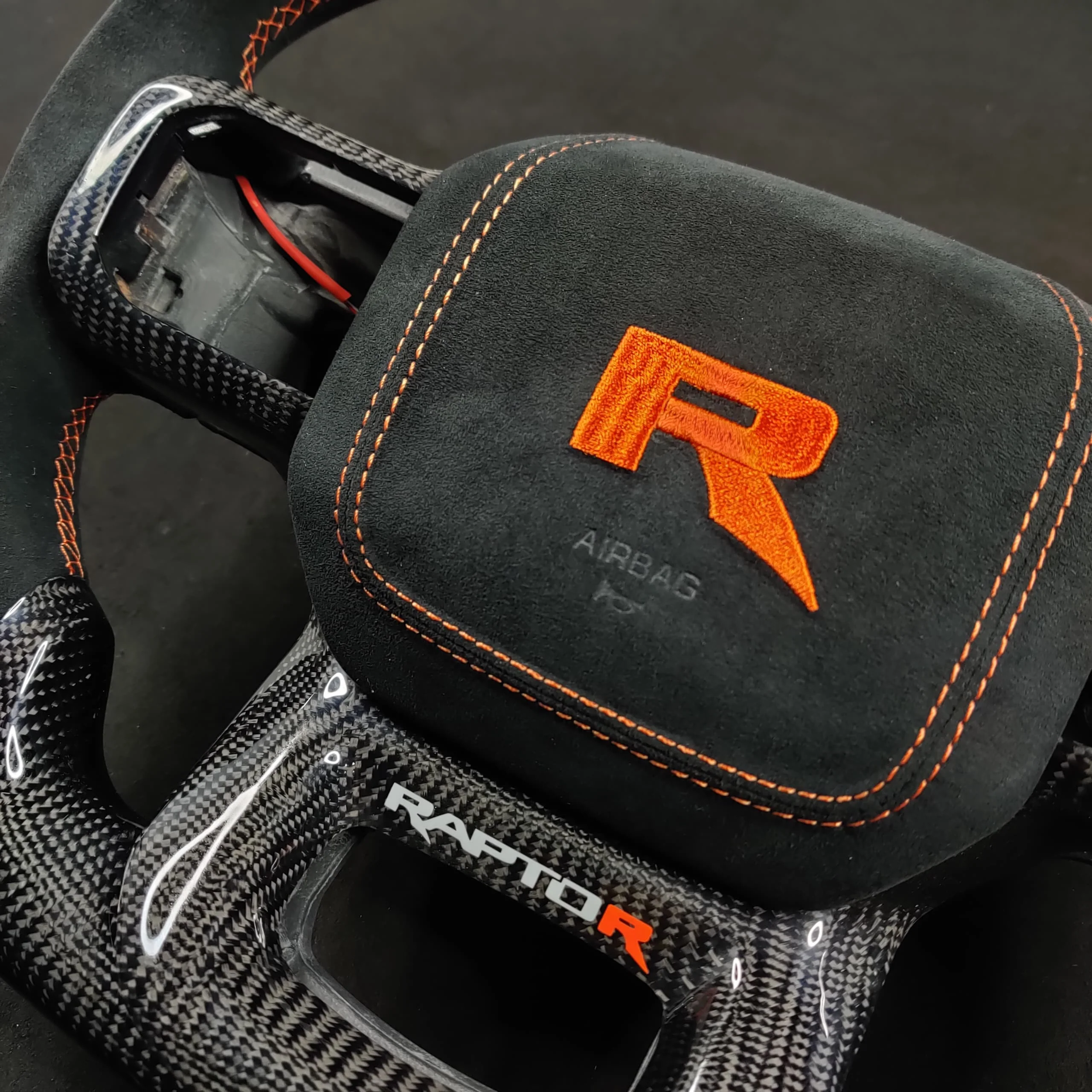 2021-2026+ Ford F150 & Raptor Custom Carbon Fiber LED Steering Wheel - Image 16