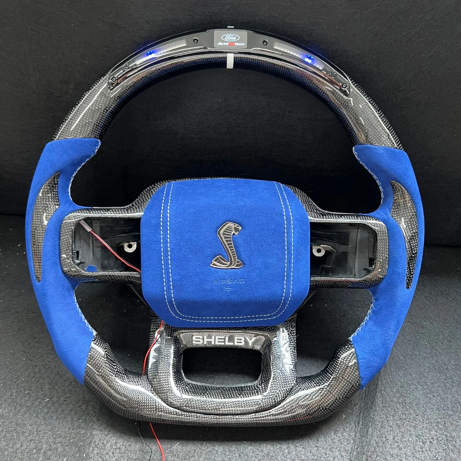 2021-2026+ Ford F150 & Raptor Custom Carbon Fiber LED Steering Wheel - Image 20