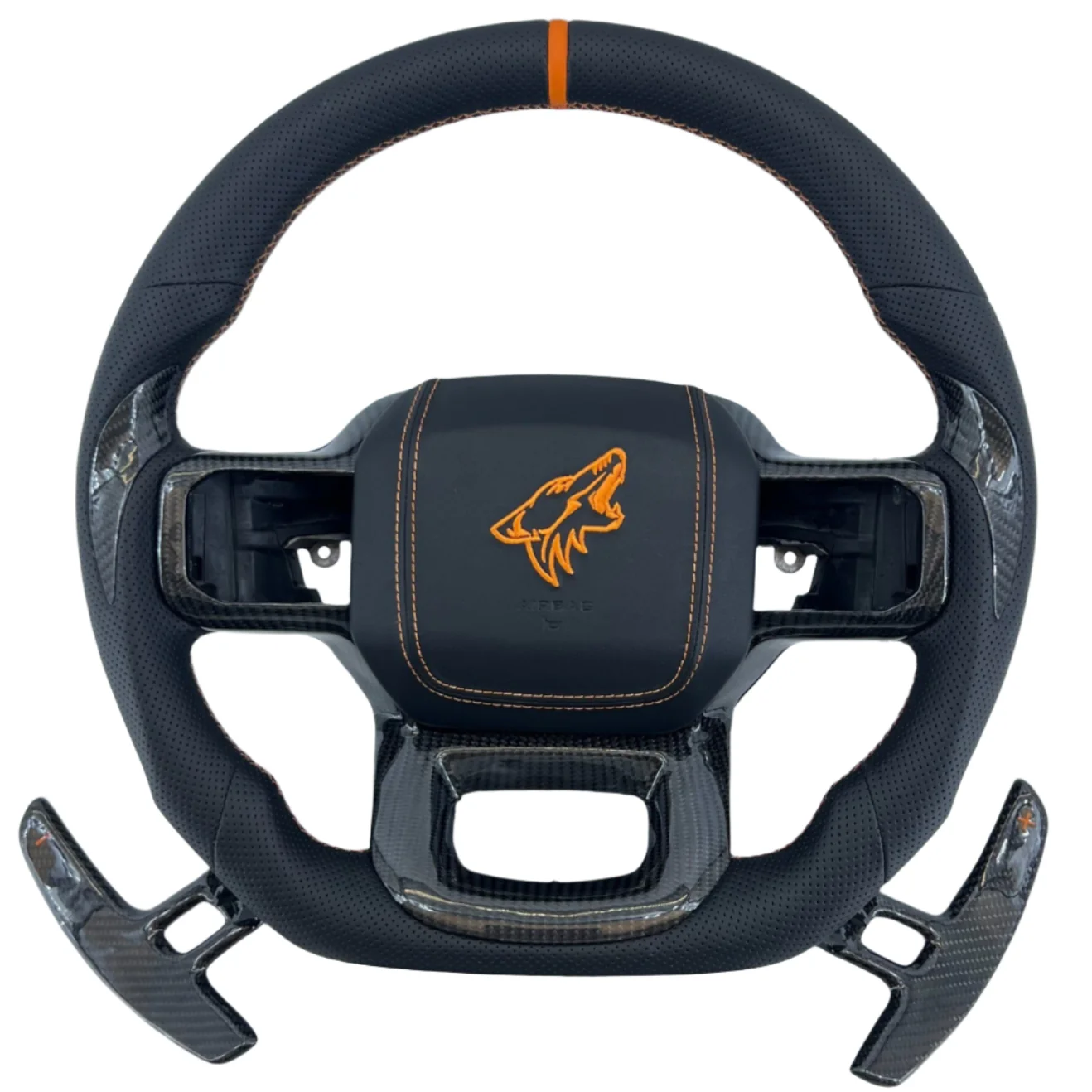 2021-2026+ Ford F150 & Raptor Custom Carbon Fiber LED Steering Wheel - Image 26