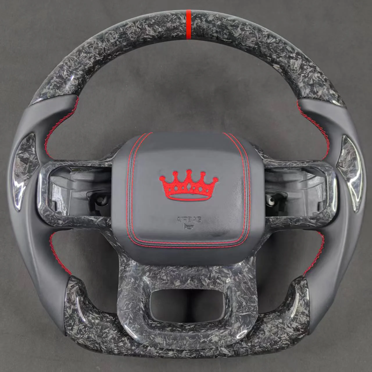 2021-2026+ Ford F150 & Raptor Custom Carbon Fiber LED Steering Wheel - Image 30