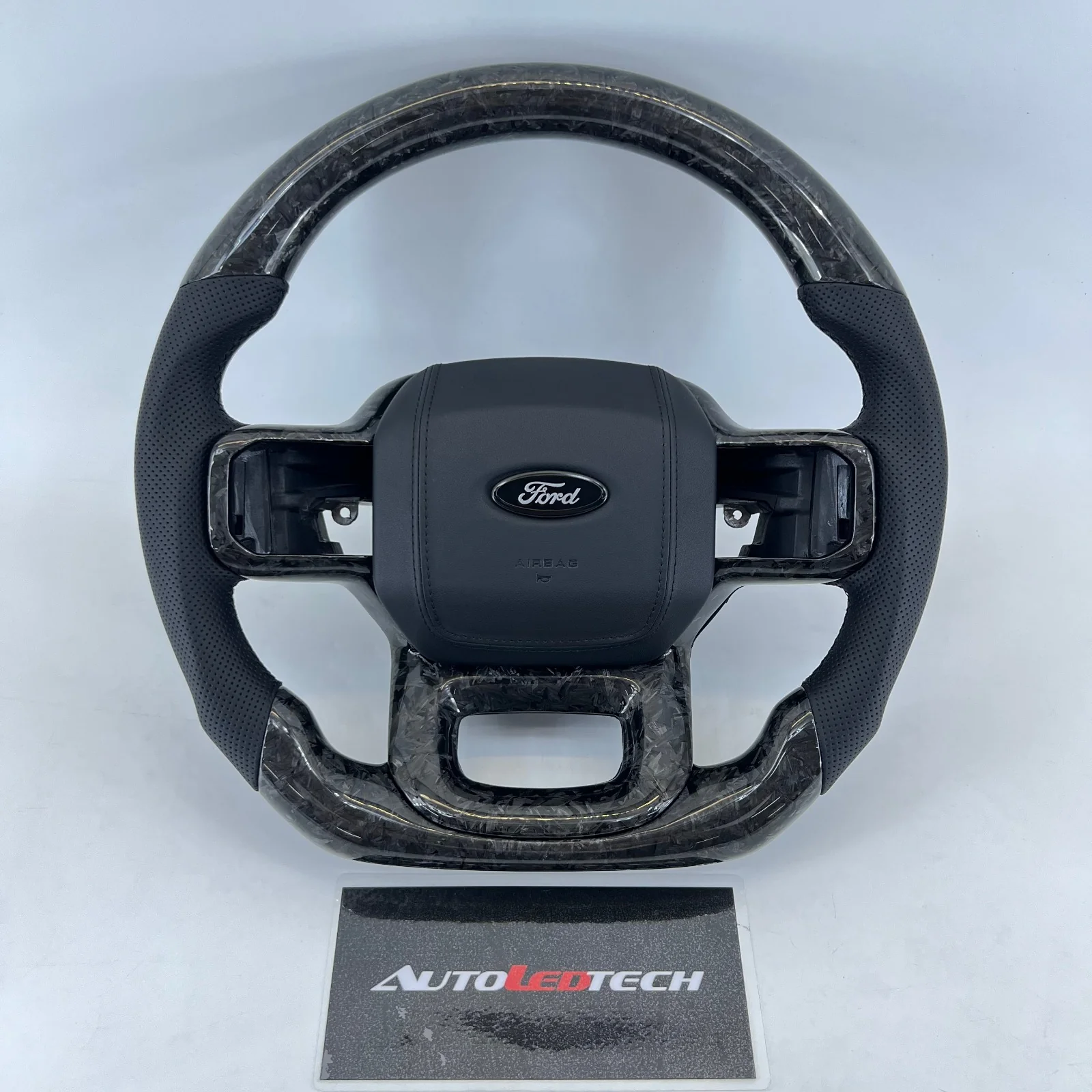 2021-2026+ Ford F150 & Raptor Custom Carbon Fiber LED Steering Wheel - Image 31