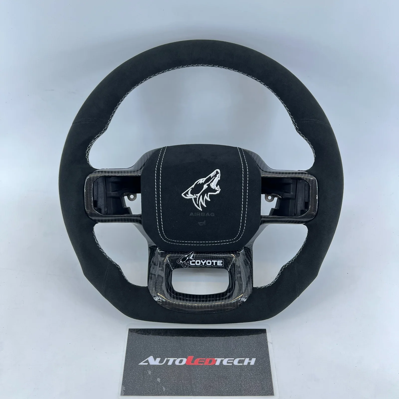2021-2026+ Ford F150 & Raptor Custom Carbon Fiber LED Steering Wheel - Image 36