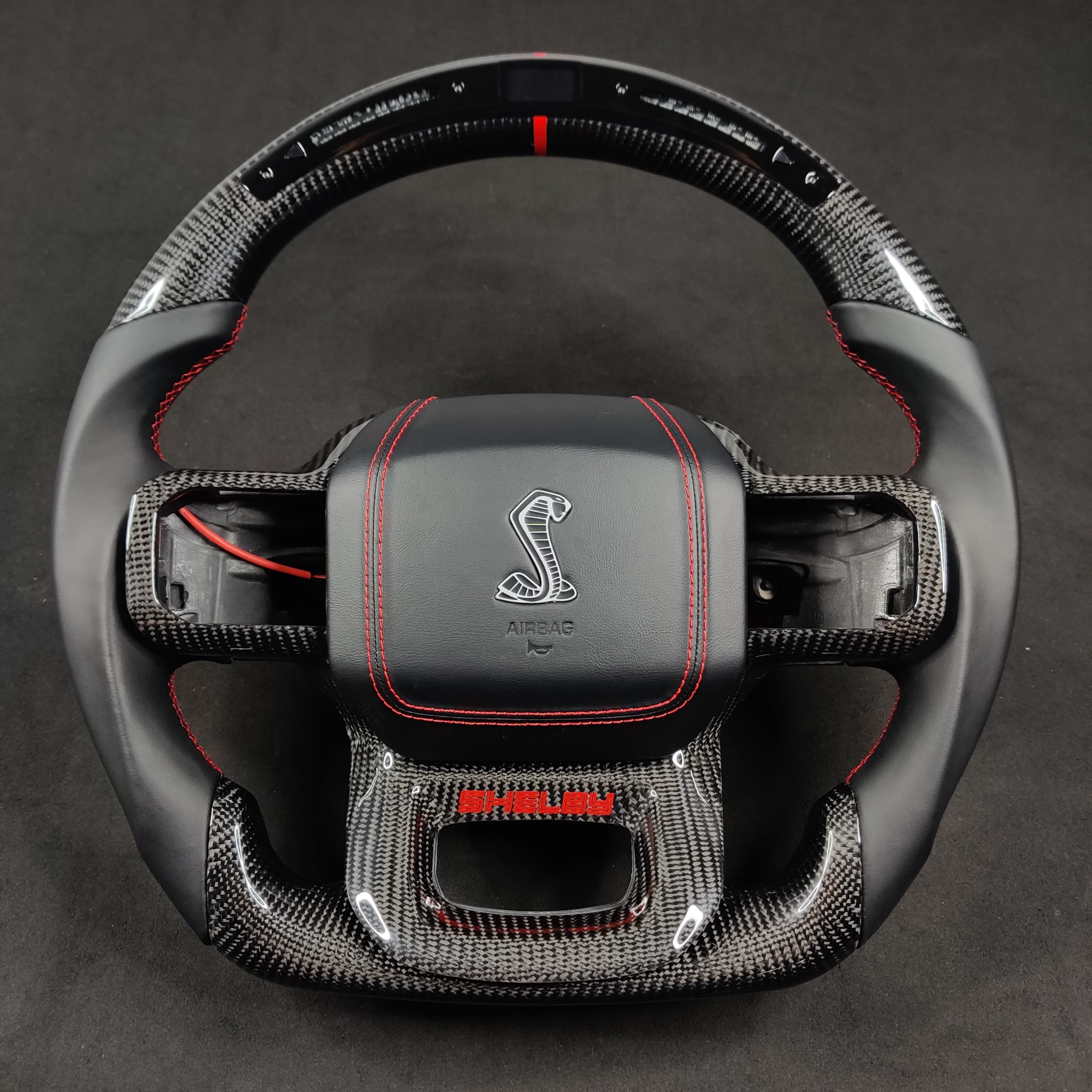 2021-2026+ Ford F150 & Raptor Custom Carbon Fiber LED Steering Wheel - Image 38