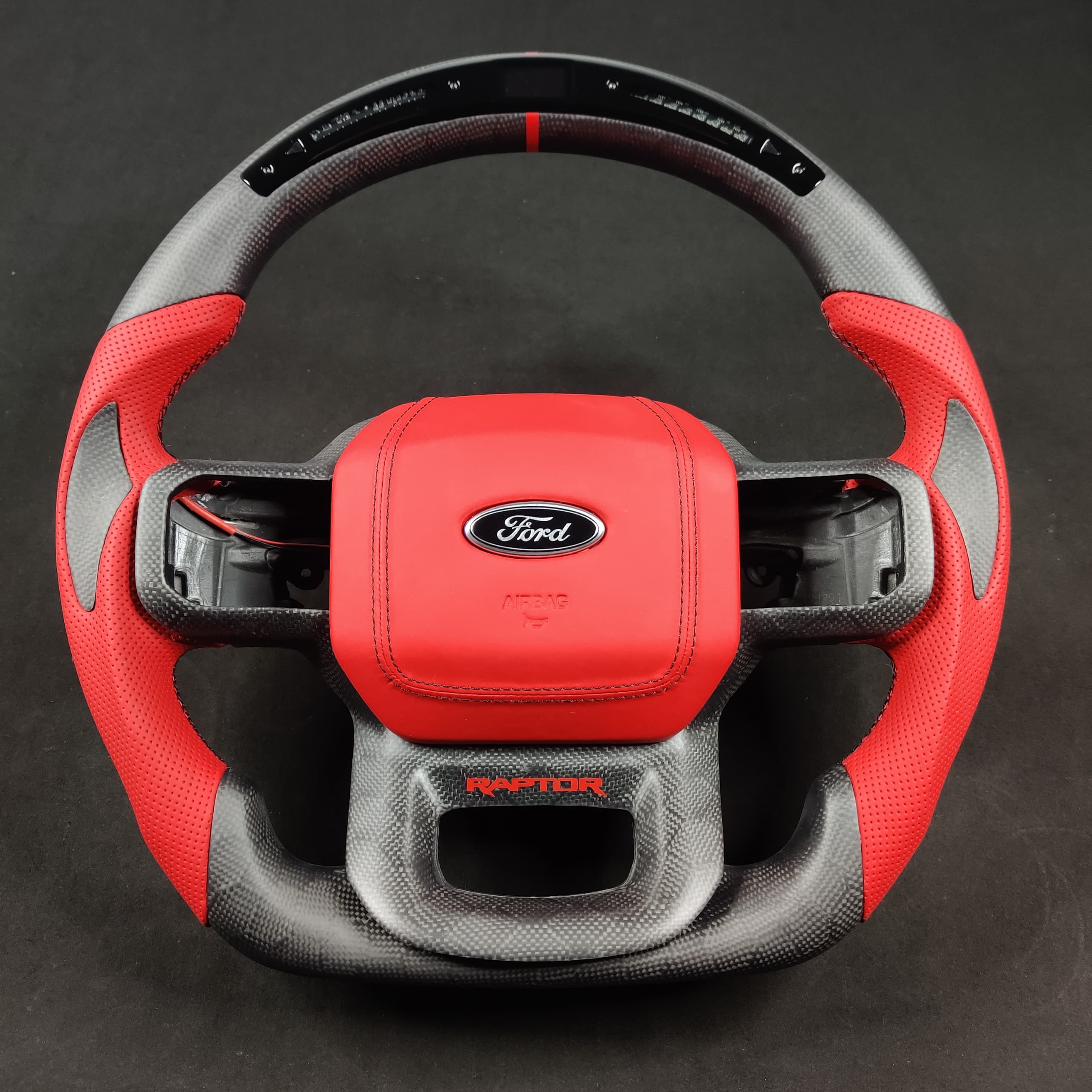 2021-2026+ Ford F150 & Raptor Custom Carbon Fiber LED Steering Wheel - Image 40