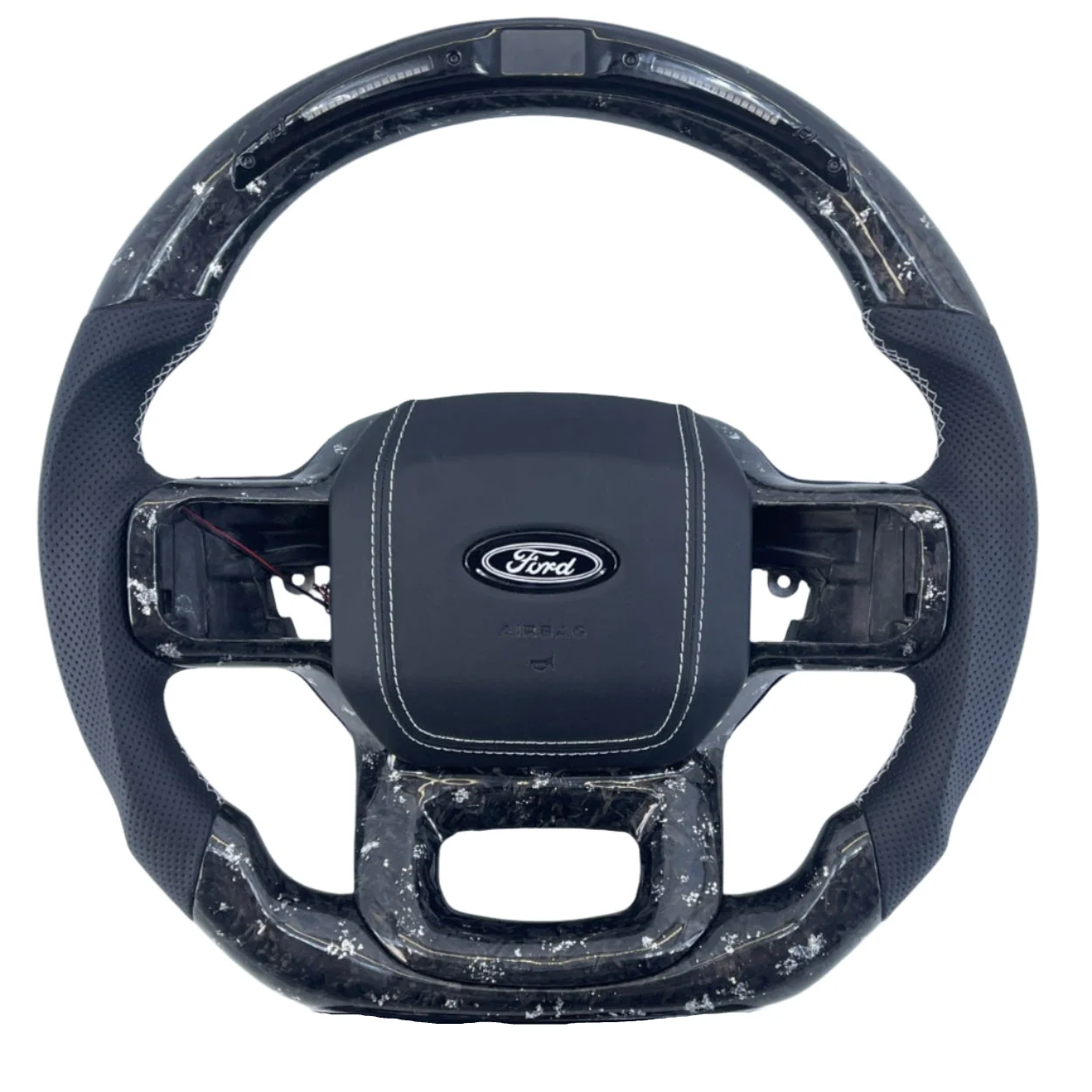 2021-2026+ Ford F150 & Raptor Custom Carbon Fiber LED Steering Wheel - Image 45