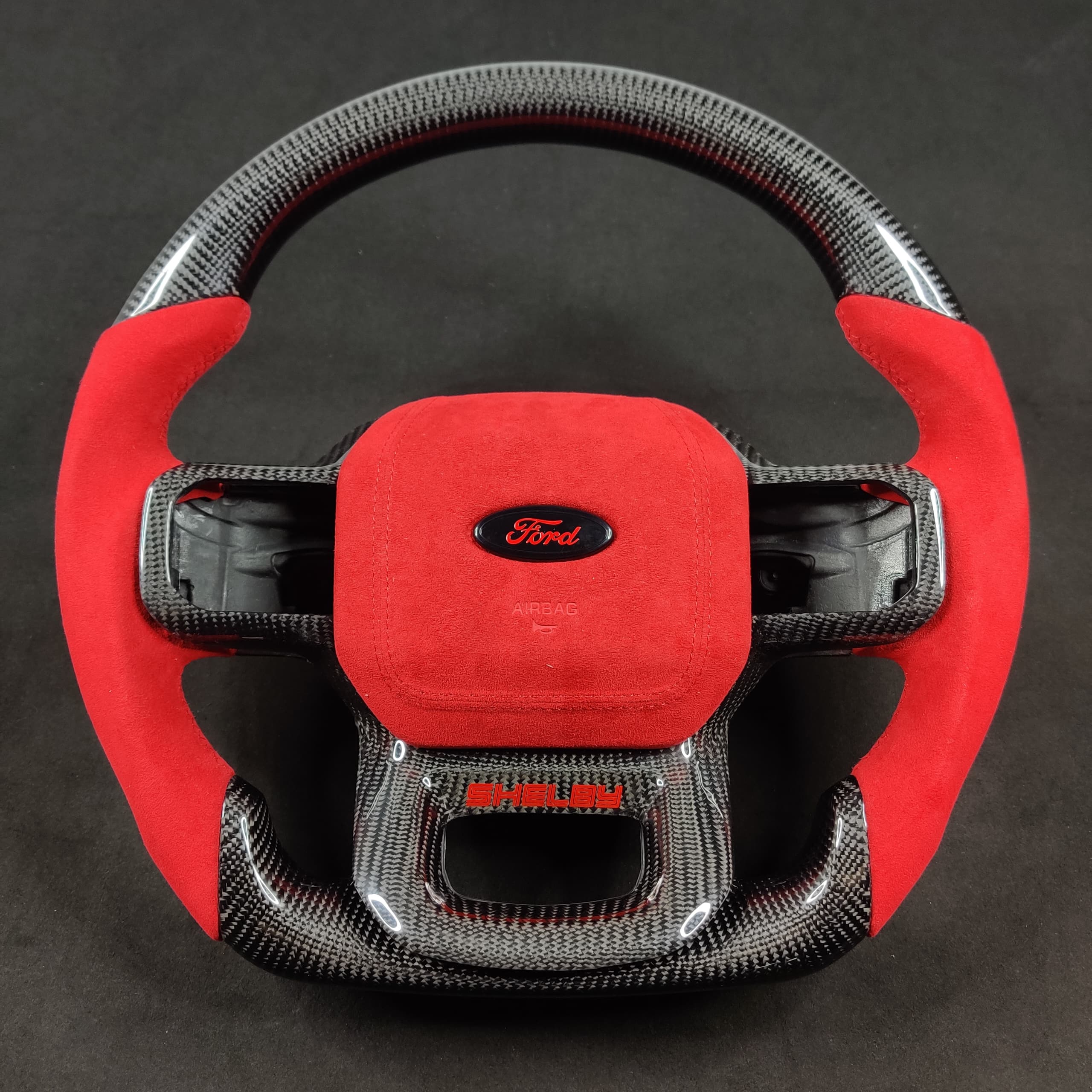 2021-2026+ Ford F150 & Raptor Custom Carbon Fiber LED Steering Wheel - Image 47