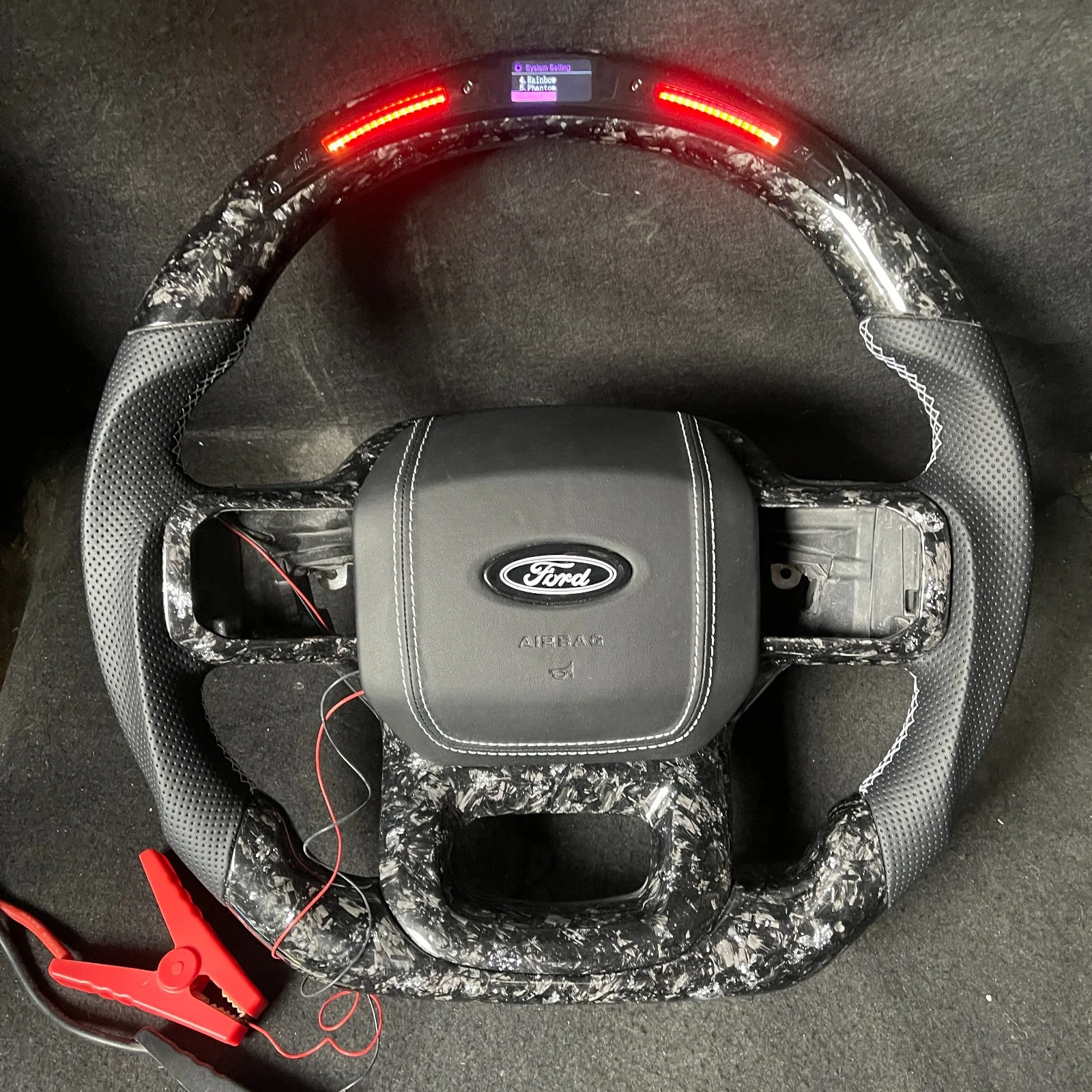 2021-2026+ Ford F150 & Raptor Custom Carbon Fiber LED Steering Wheel - Image 52