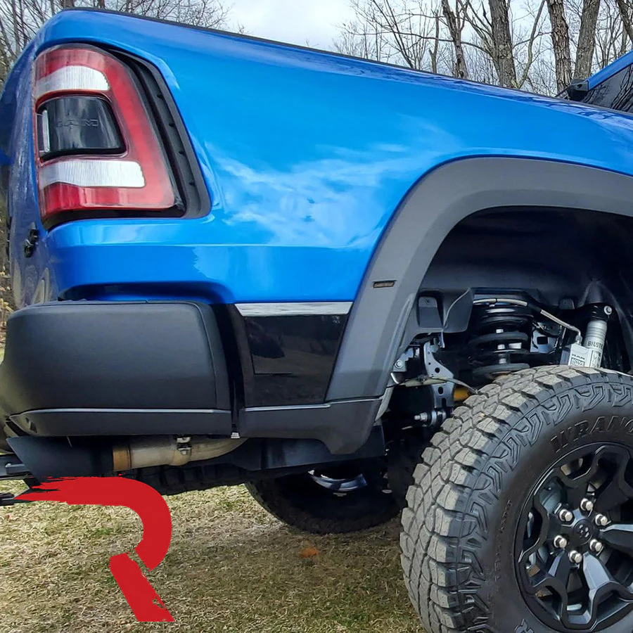 Ram TRX RHO Smoked White/Amber LED Hood + Fender Lights - Image 9