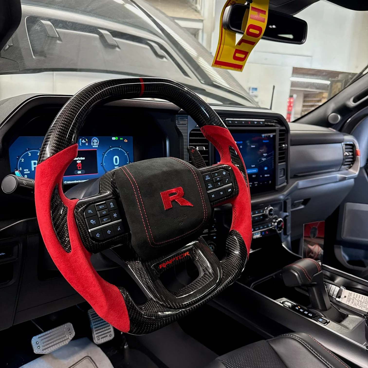 2021-2026+ Ford F150 & Raptor Custom Carbon Fiber LED Steering Wheel - Image 49