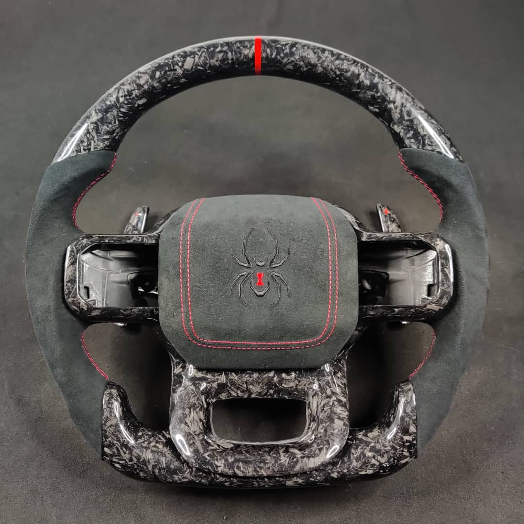 2021-2026+ Ford F150 & Raptor Custom Carbon Fiber LED Steering Wheel - Image 55