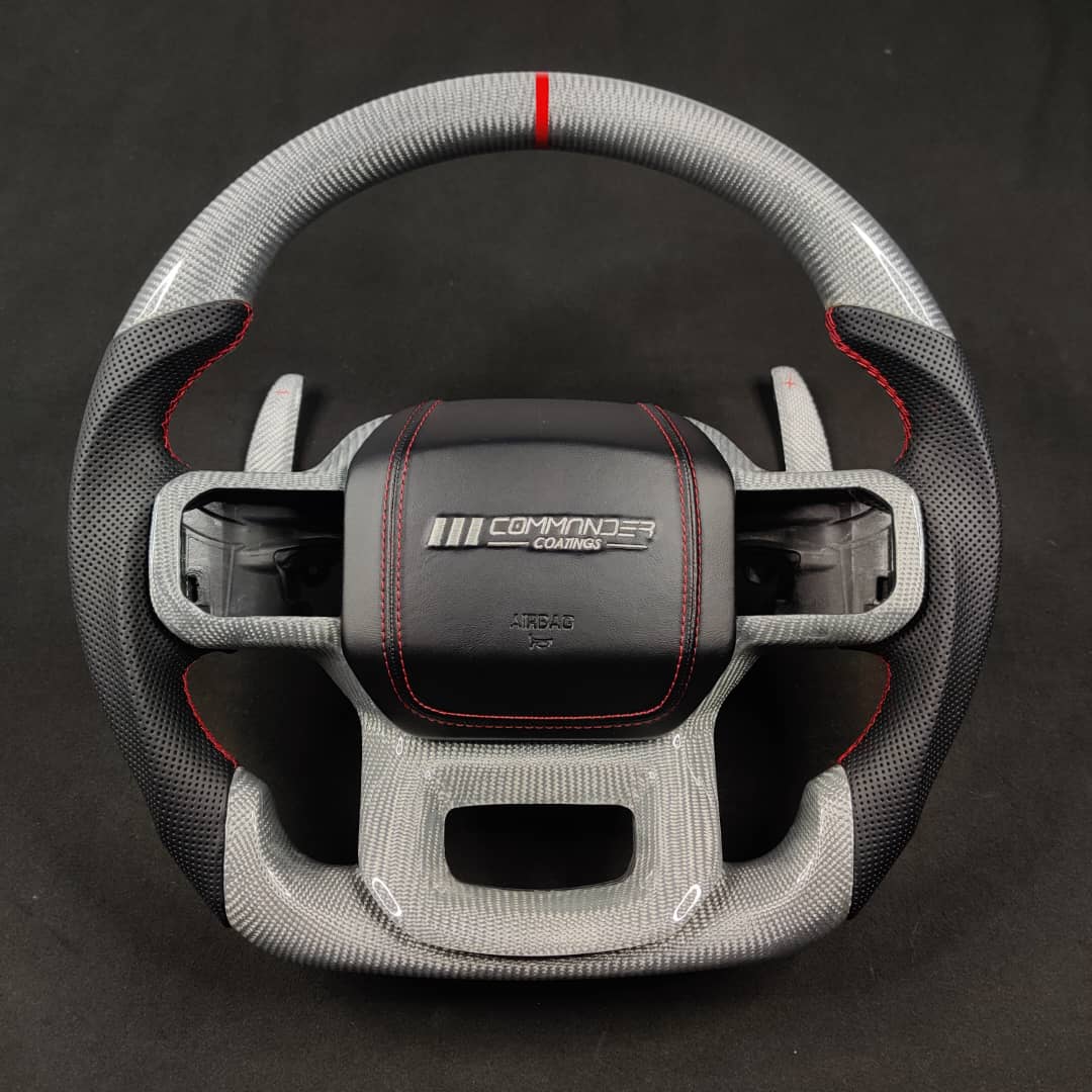2021-2026+ Ford F150 & Raptor Custom Carbon Fiber LED Steering Wheel - Image 56