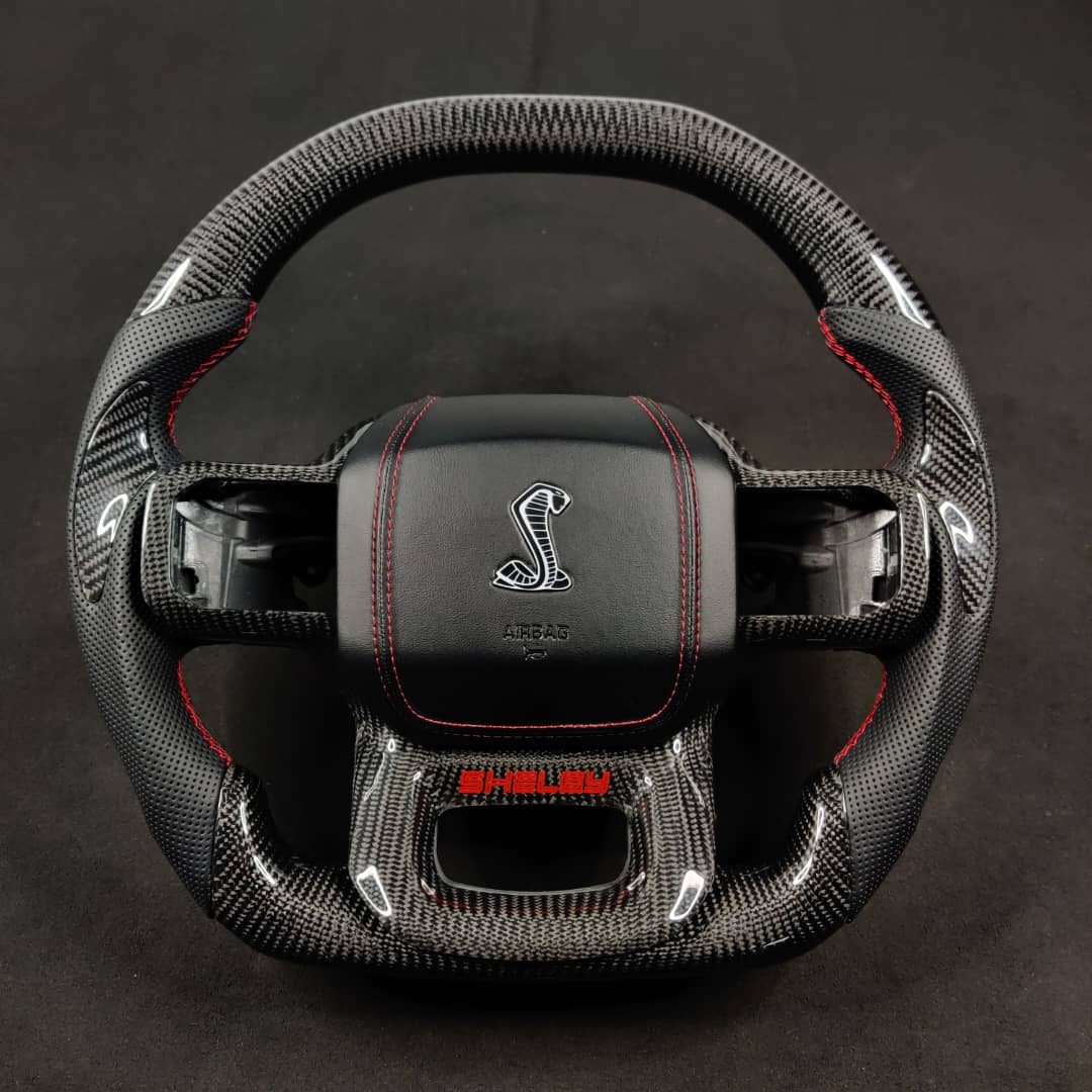 2021-2026+ Ford F150 & Raptor Custom Carbon Fiber LED Steering Wheel - Image 57