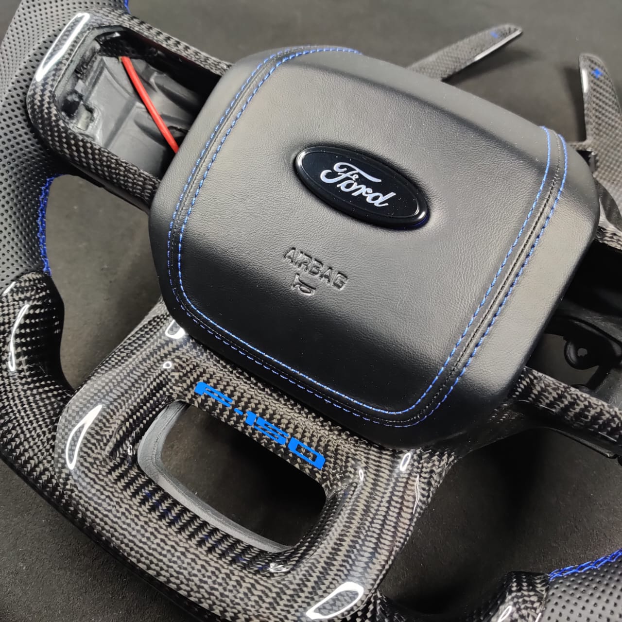2021-2026+ Ford F150 & Raptor Custom Carbon Fiber LED Steering Wheel - Image 64