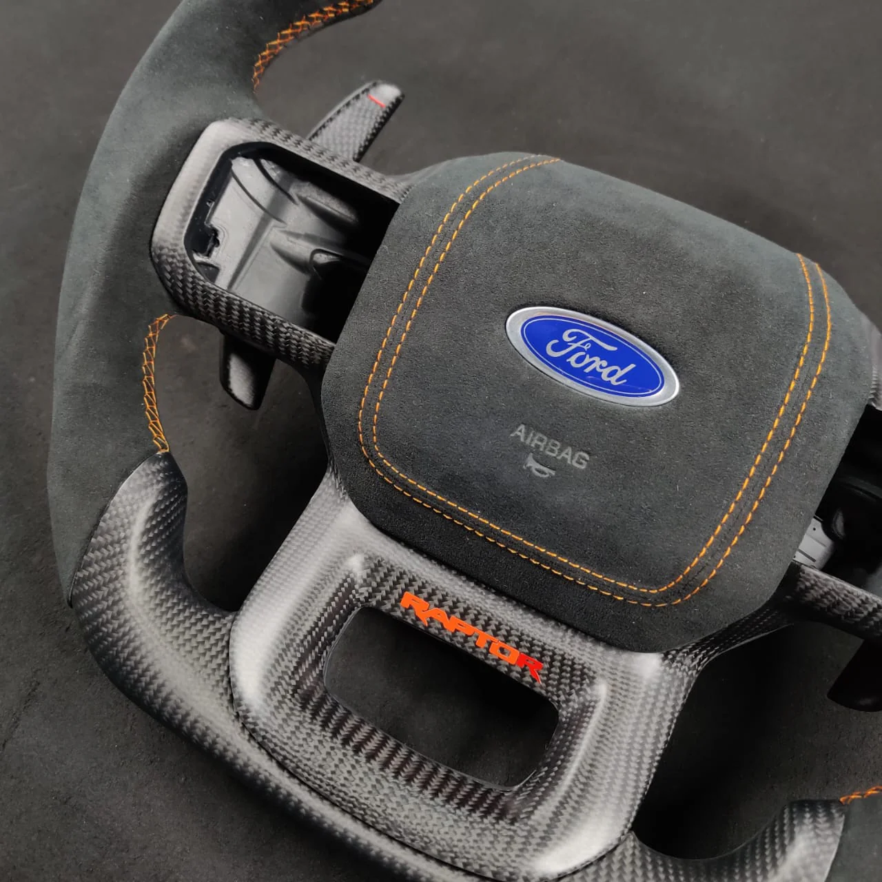 2021-2026+ Ford F150 & Raptor Custom Carbon Fiber LED Steering Wheel - Image 71