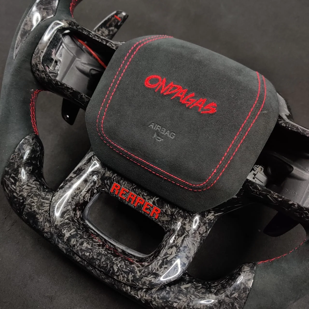 2021-2026+ Ford F150 & Raptor Custom Carbon Fiber LED Steering Wheel - Image 75