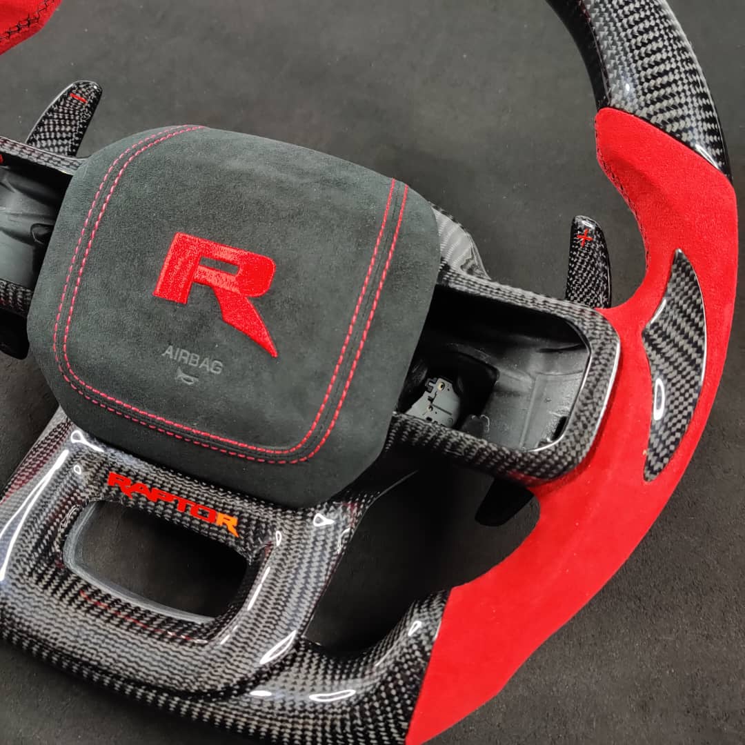 2021-2026+ Ford F150 & Raptor Custom Carbon Fiber LED Steering Wheel - Image 78