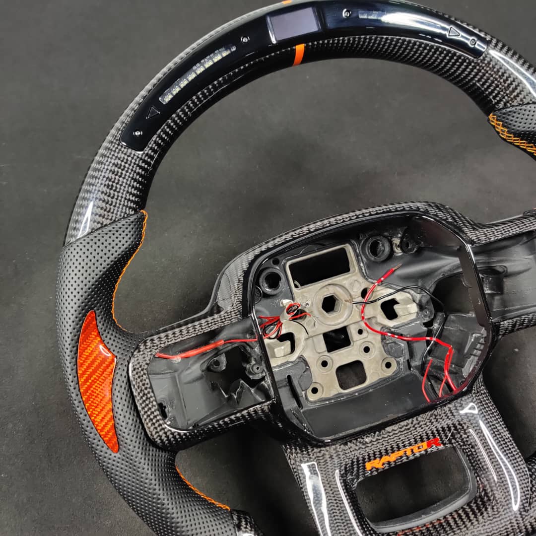 2021-2026+ Ford F150 & Raptor Custom Carbon Fiber LED Steering Wheel - Image 83