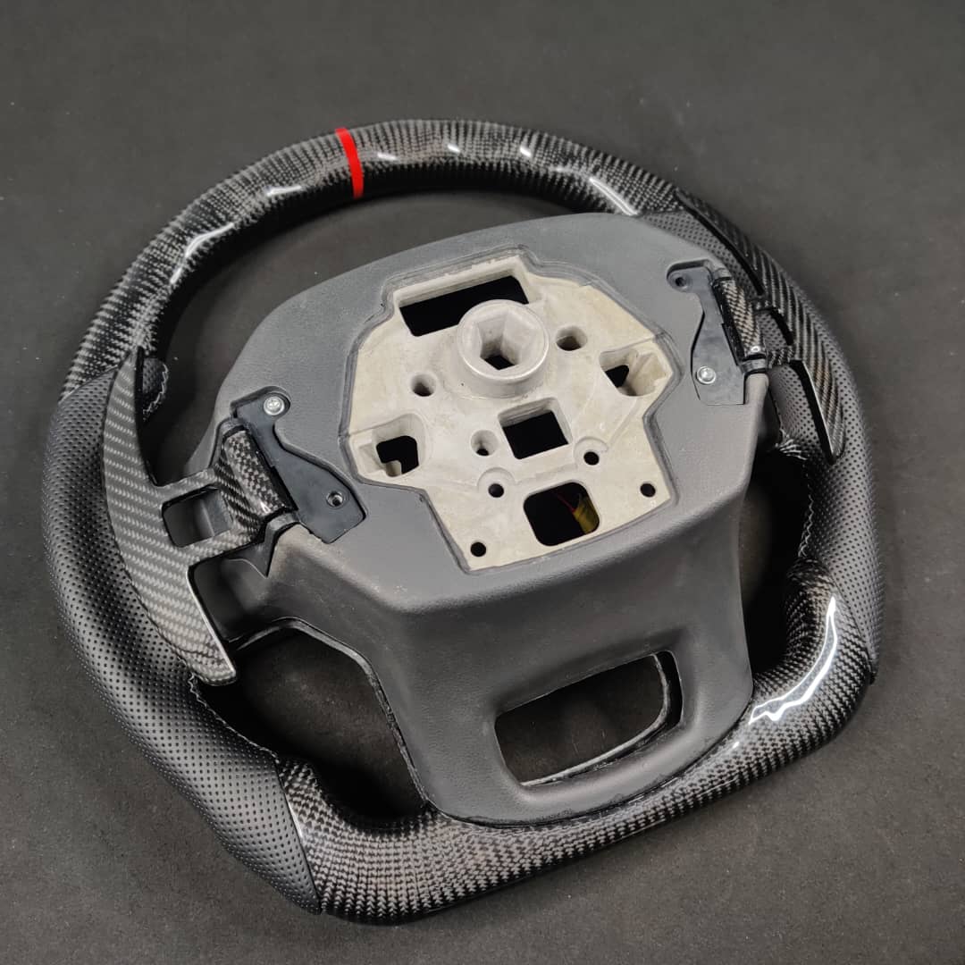 2021-2026+ Ford F150 & Raptor Custom Carbon Fiber LED Steering Wheel - Image 97