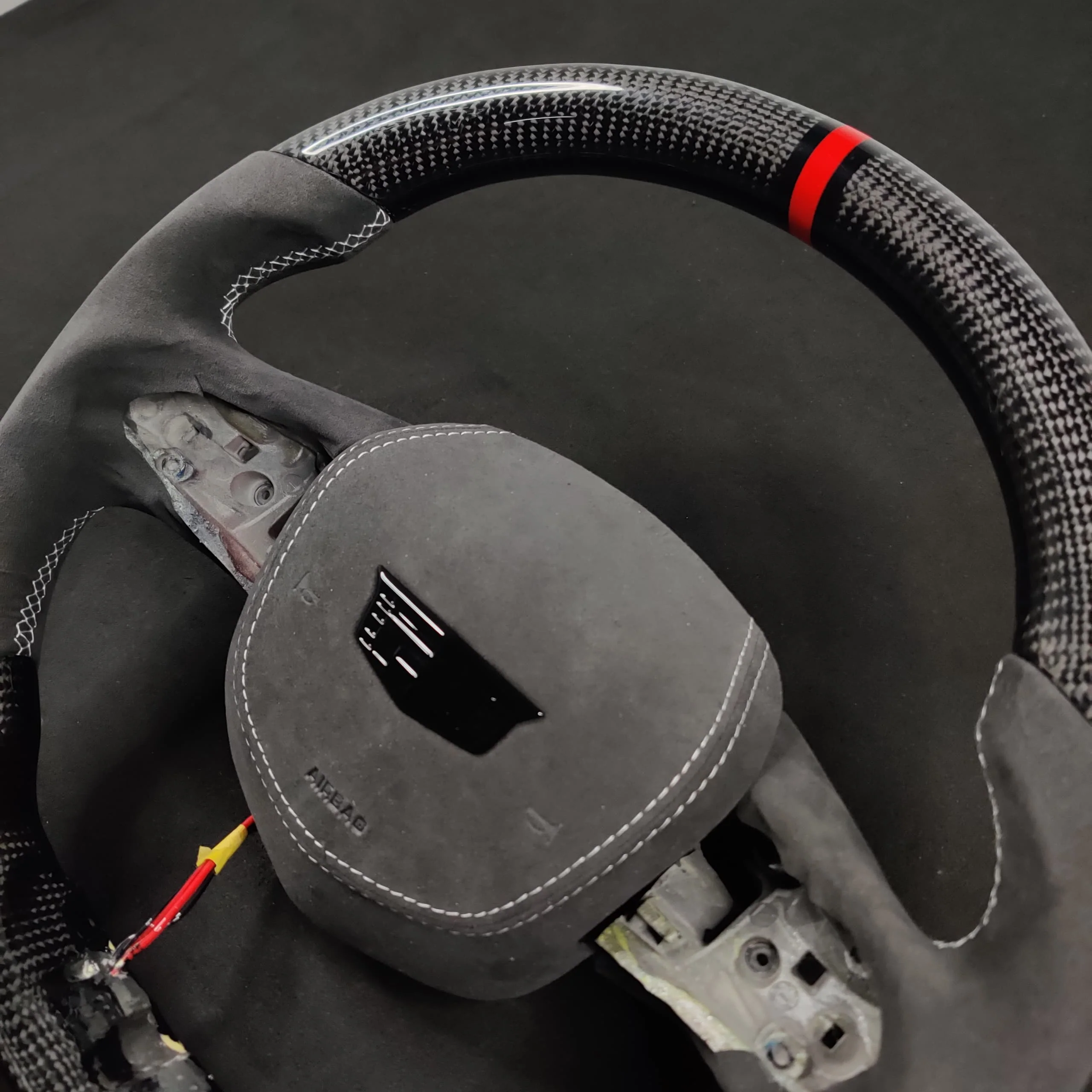 2020-2026+ Cadillac CT4/CT5 Blackwing Carbon Fiber LED Steering Wheel - Image 12