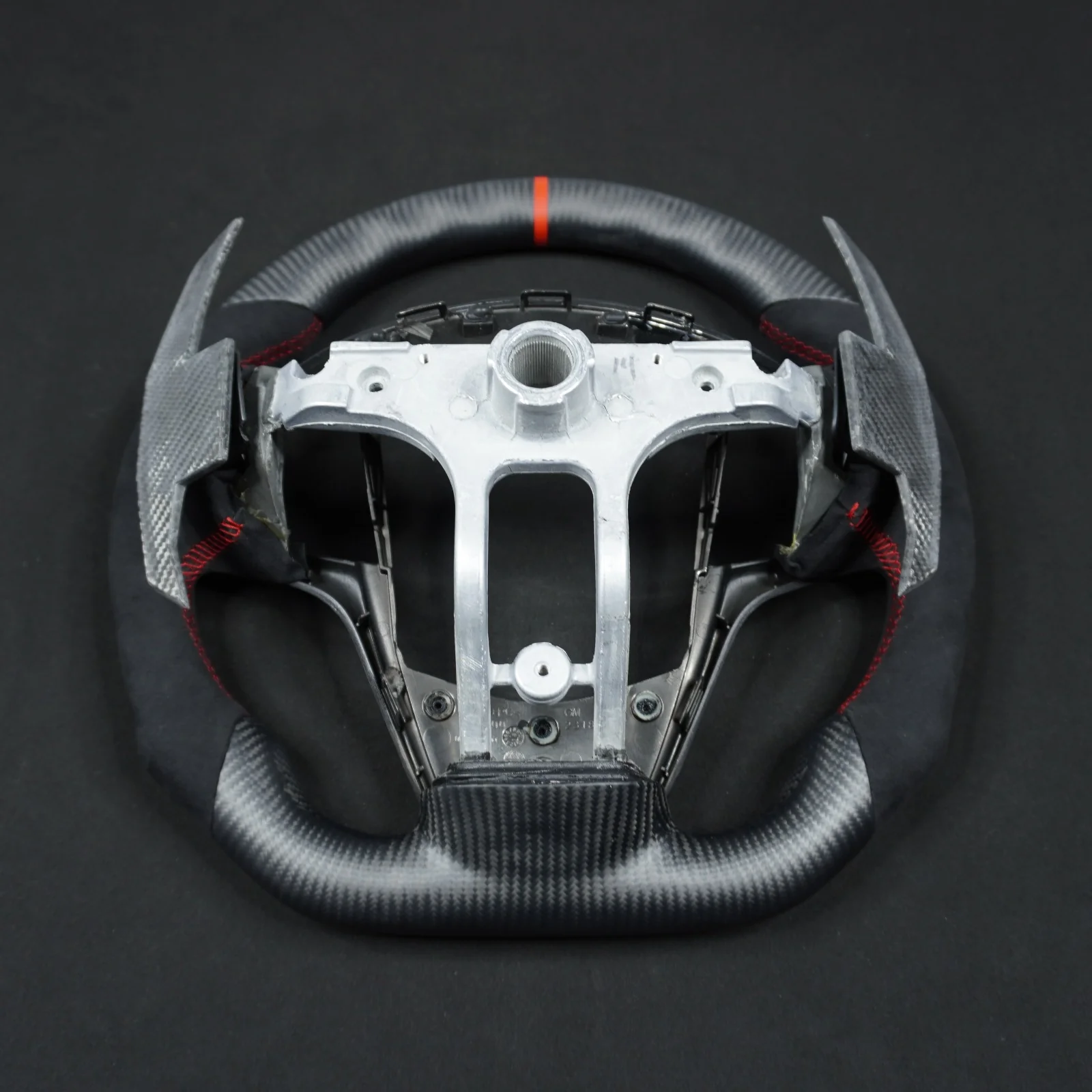 2013-2020 Cadillac CTS/ATS Carbon Fiber LED Steering Wheel - Image 16