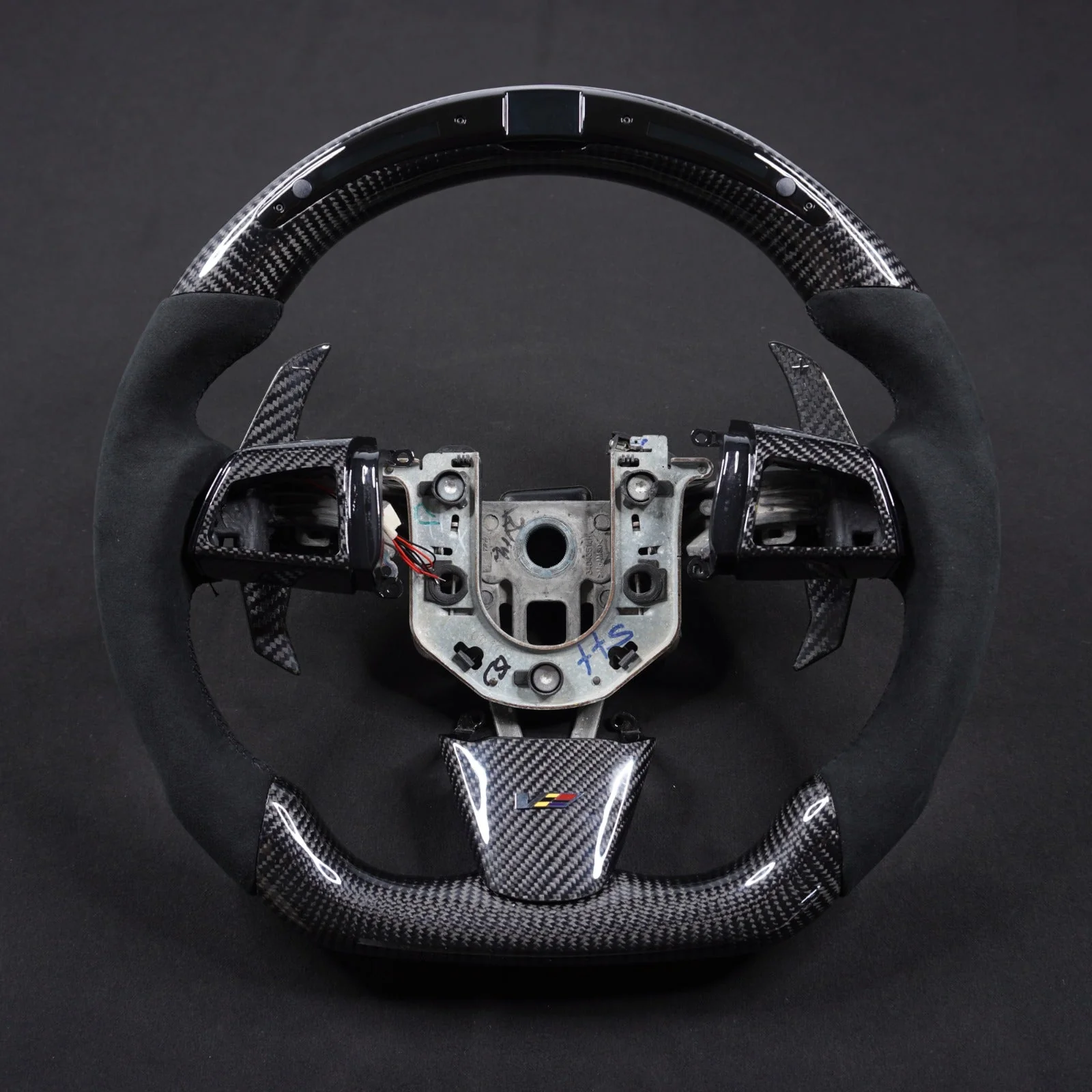 2013-2020 Cadillac CTS/ATS Carbon Fiber LED Steering Wheel - Image 19
