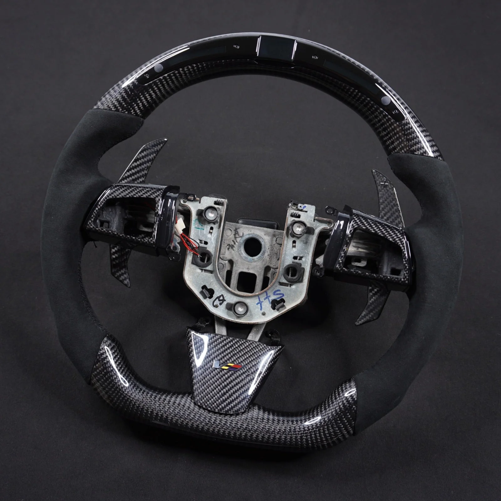 2013-2020 Cadillac CTS/ATS Carbon Fiber LED Steering Wheel - Image 20