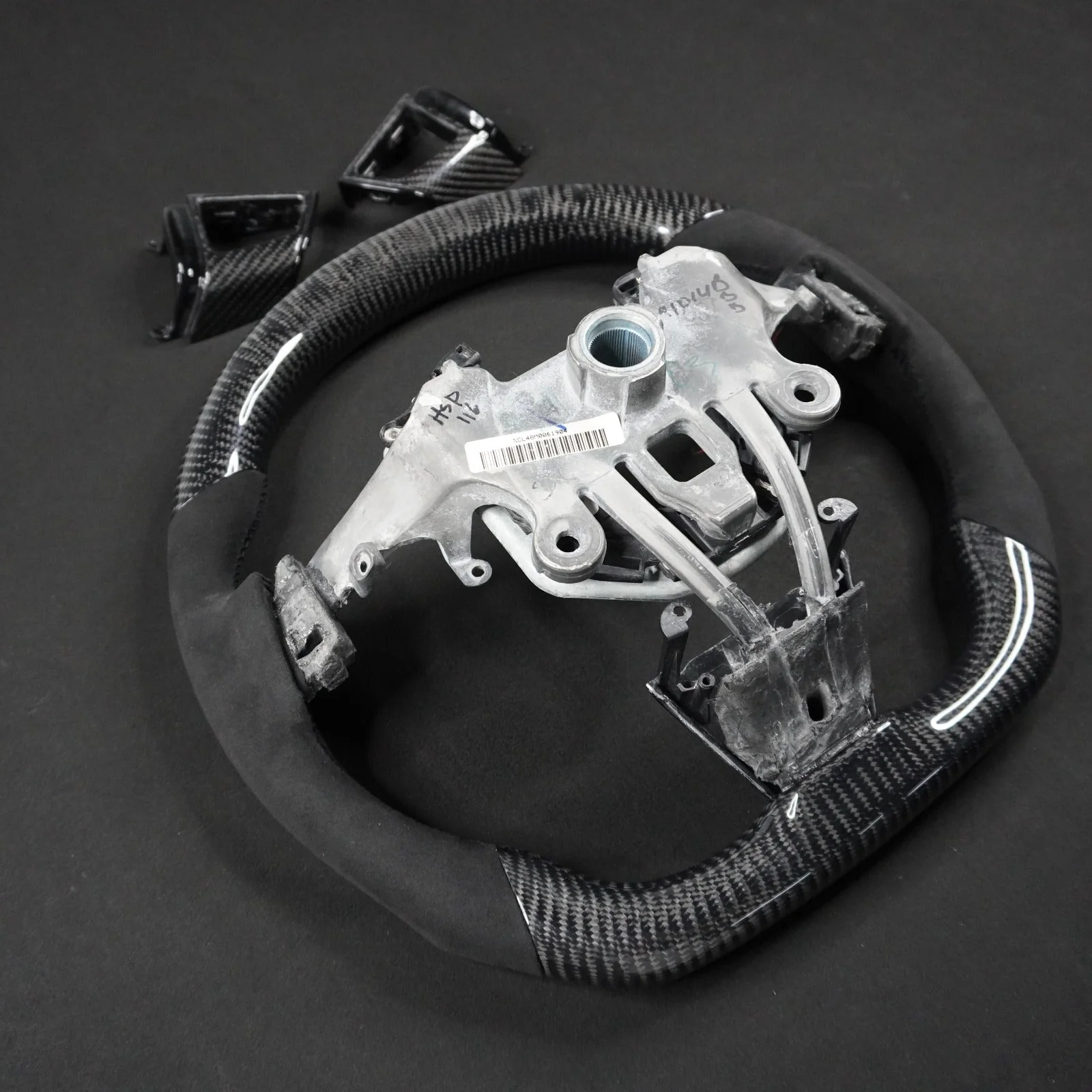 2013-2020 Cadillac CTS/ATS Carbon Fiber LED Steering Wheel - Image 24