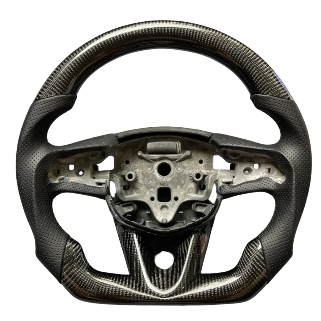 2020-2026+ Cadillac CT4/CT5 Blackwing Carbon Fiber LED Steering Wheel - Image 7