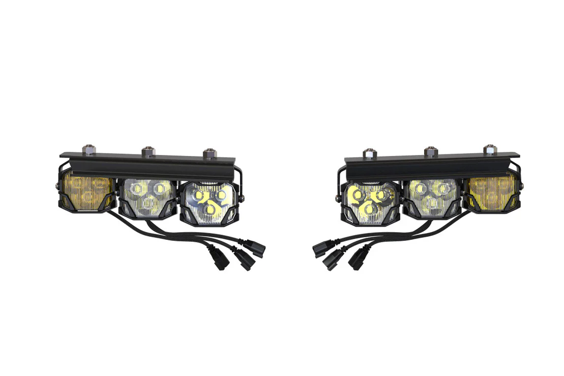2021-2026+ Ford Bronco 4Banger LED Fog Lights Pods + Bracket Assembly Kit - Image 16