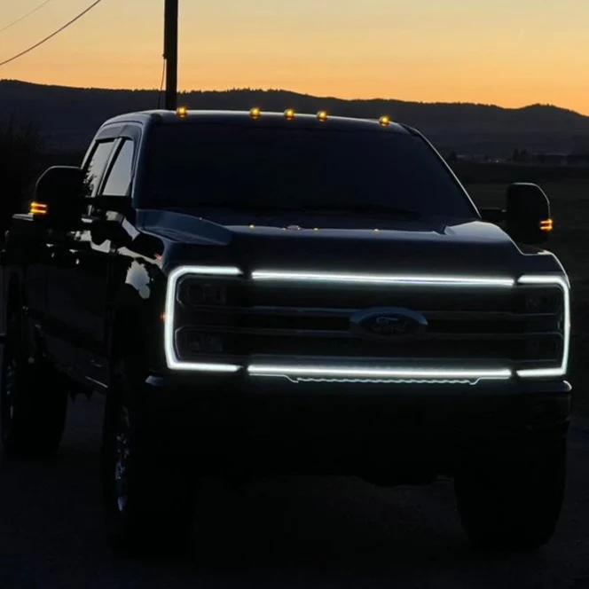 2023-2026+ Ford Super Duty F250 F350 LED Grill Accent Lights Bar Kit - Image 11