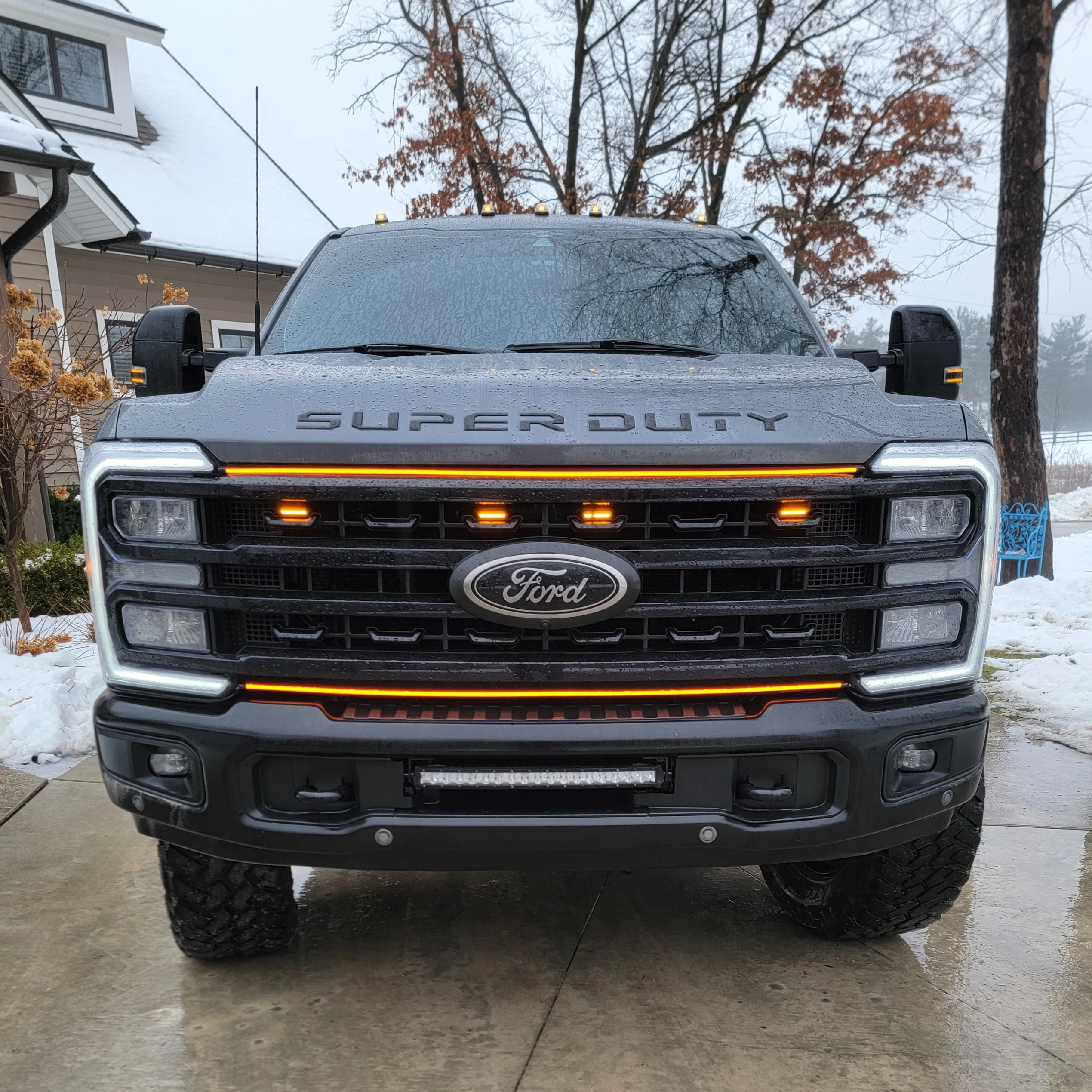 2023-2026+ Ford Super Duty F250 F350 LED Grill Accent Lights Bar Kit - Image 13