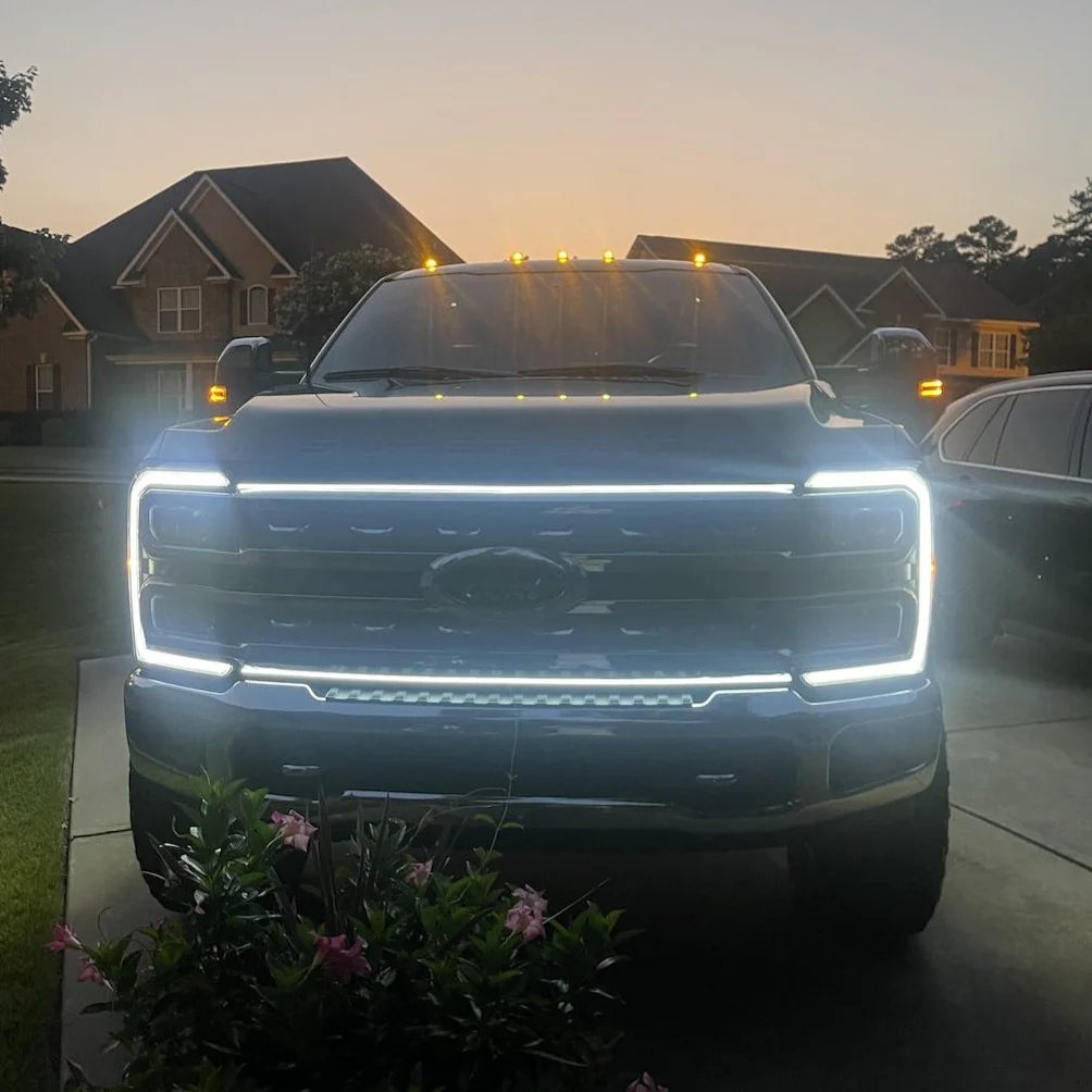 2023-2026+ Ford Super Duty F250 F350 LED Grill Accent Lights Bar Kit - Image 21