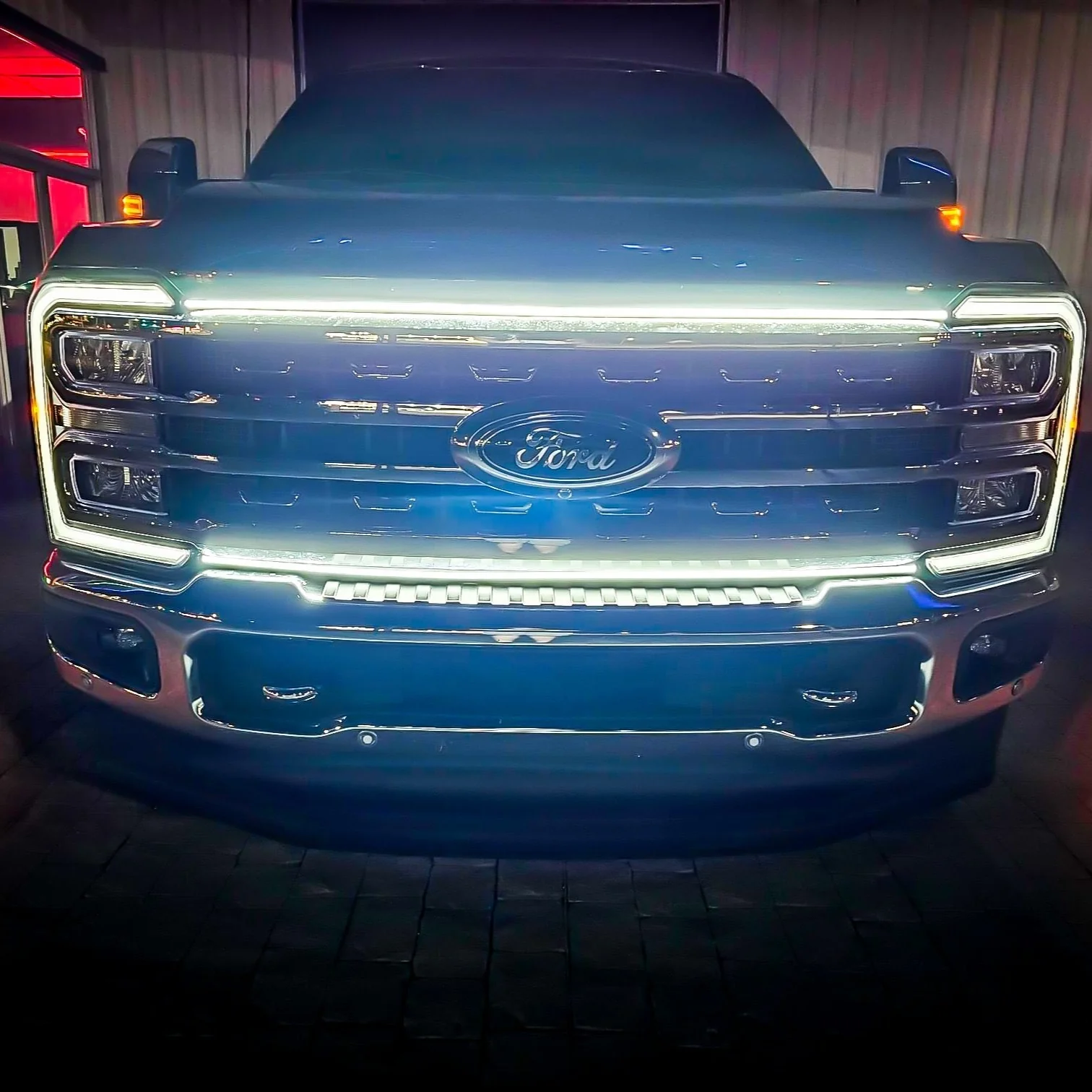 2023-2026+ Ford Super Duty F250 F350 LED Grill Accent Lights Bar Kit - Image 26