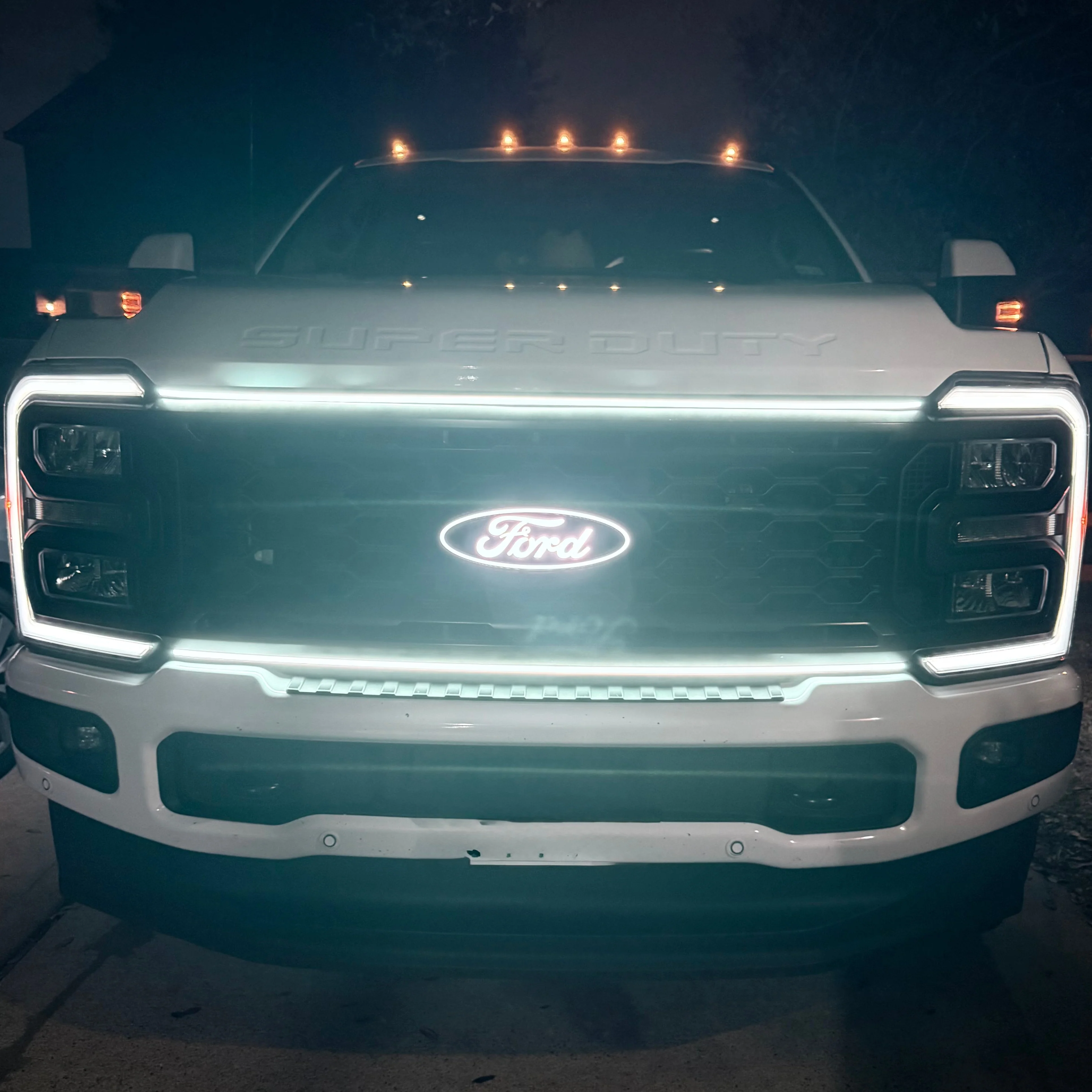 2023-2026+ Ford Super Duty F250 F350 LED Grill Accent Lights Bar Kit - Image 4