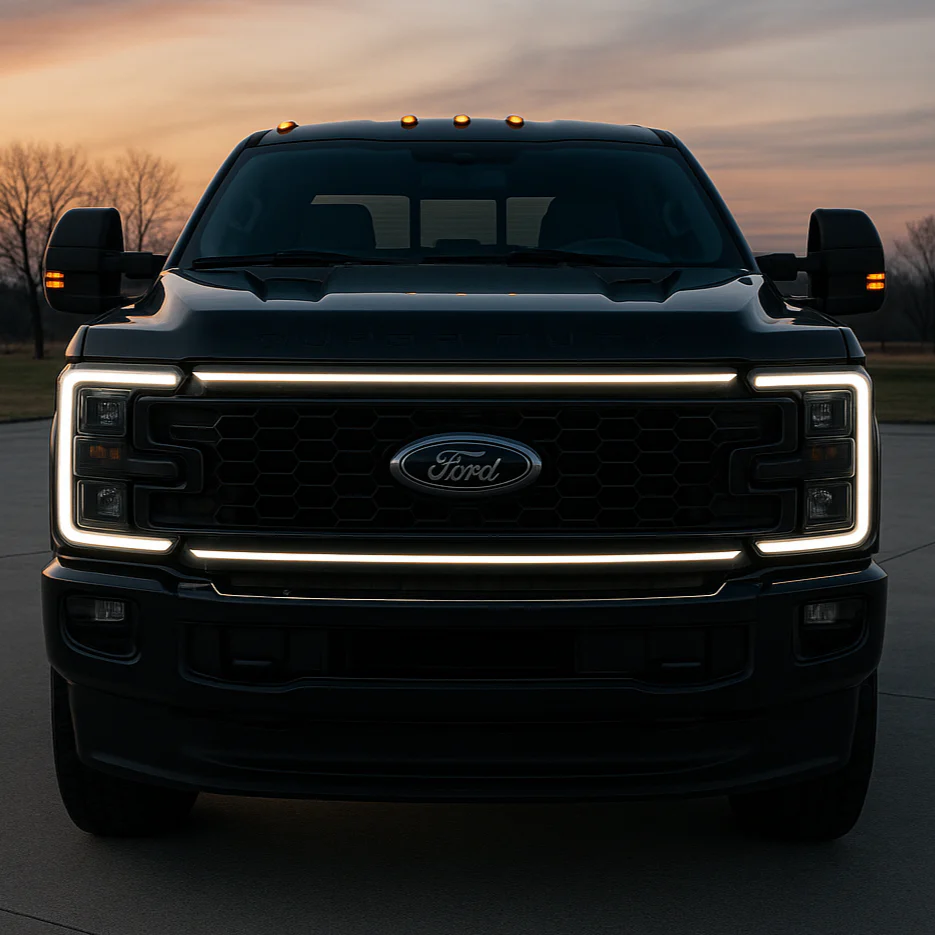 2023-2026+ Ford Super Duty F250 F350 LED Grill Accent Lights Bar Kit - Image 7