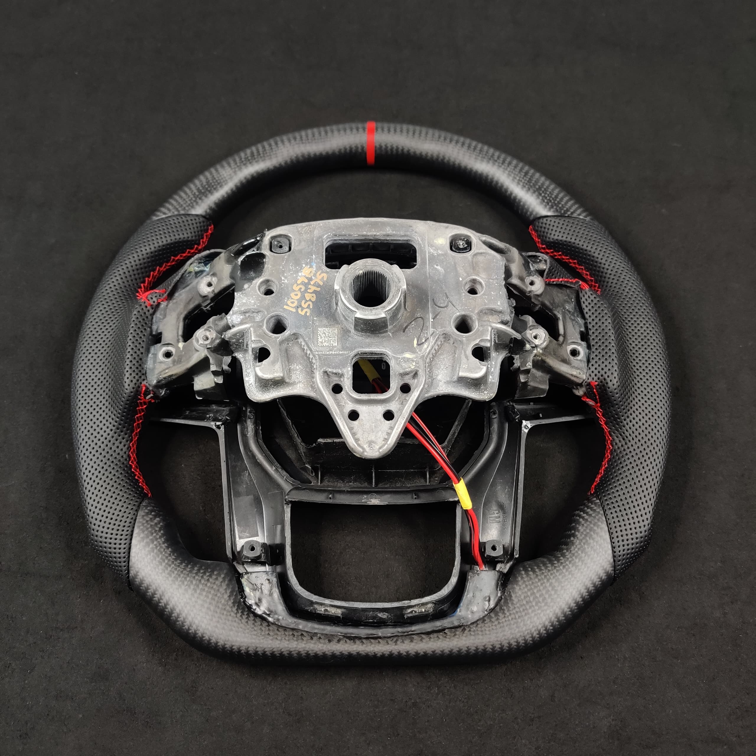 2020-2026+ GMC Sierra 1500 2500 HD Custom Carbon Fiber Steering Wheel - Image 16