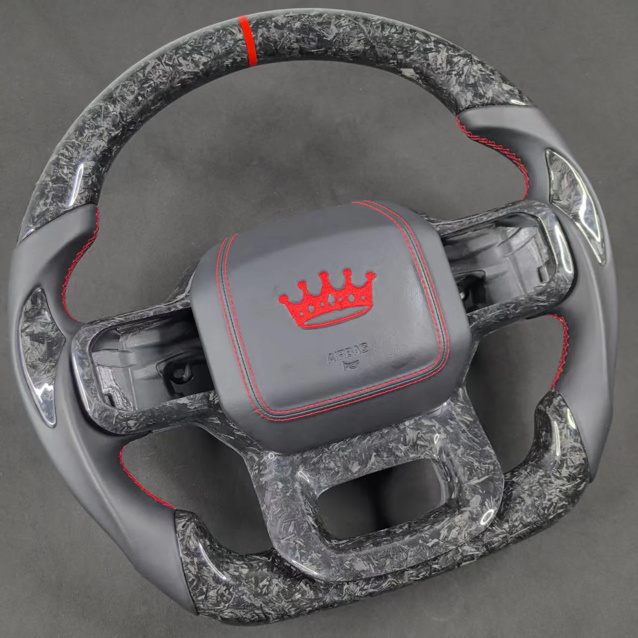 2023-2026+ Ford Super Duty F250 Custom Carbon Fiber Steering Wheel - Image 27