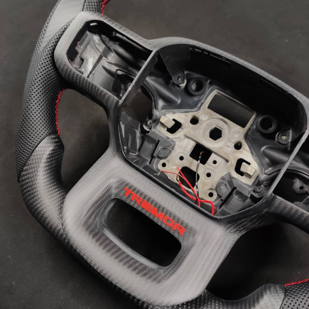 2023-2026+ Ford Super Duty F250 Custom Carbon Fiber Steering Wheel - Image 30