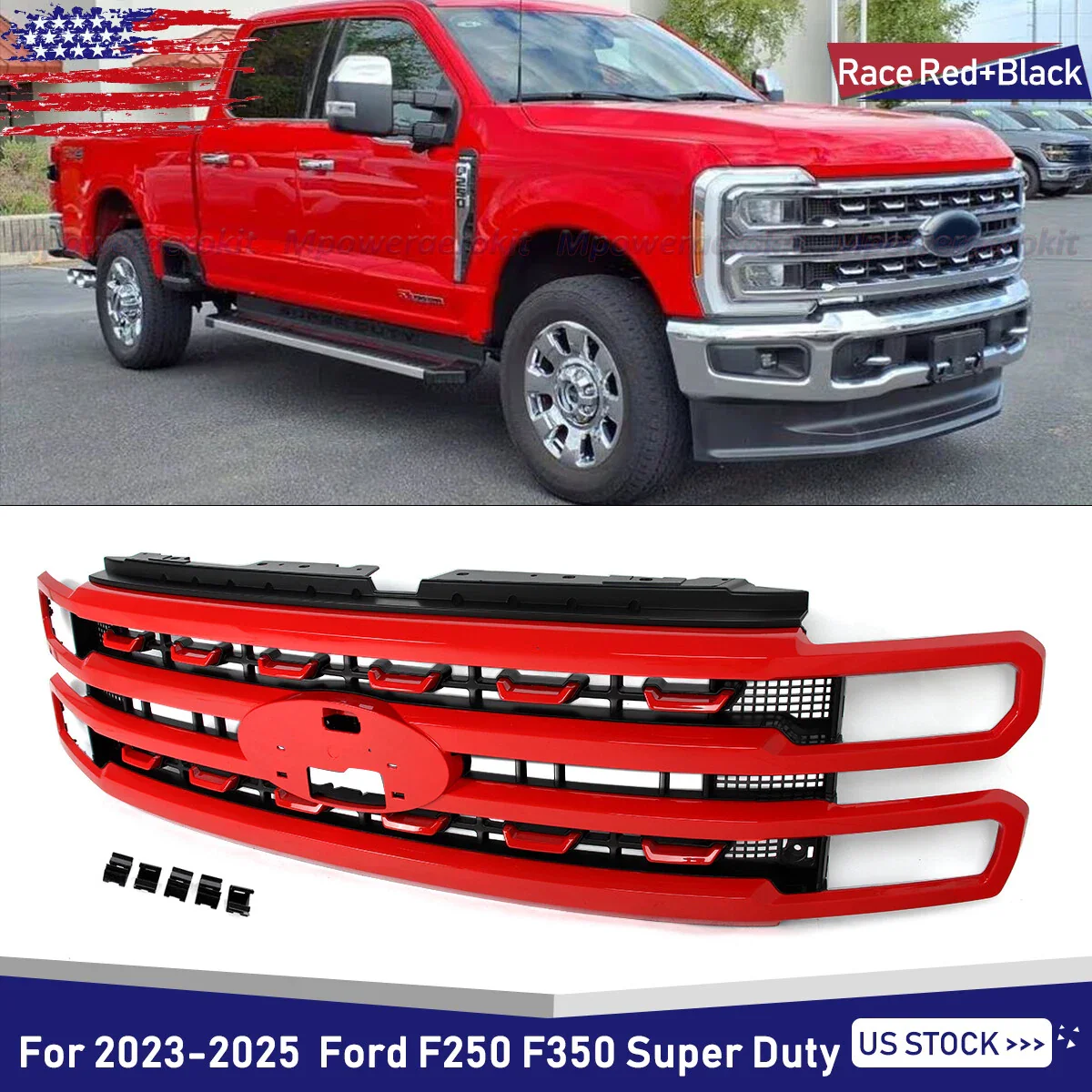 2023-2026+ Ford Super Duty F250/F350 Platinum Grill - Image 11