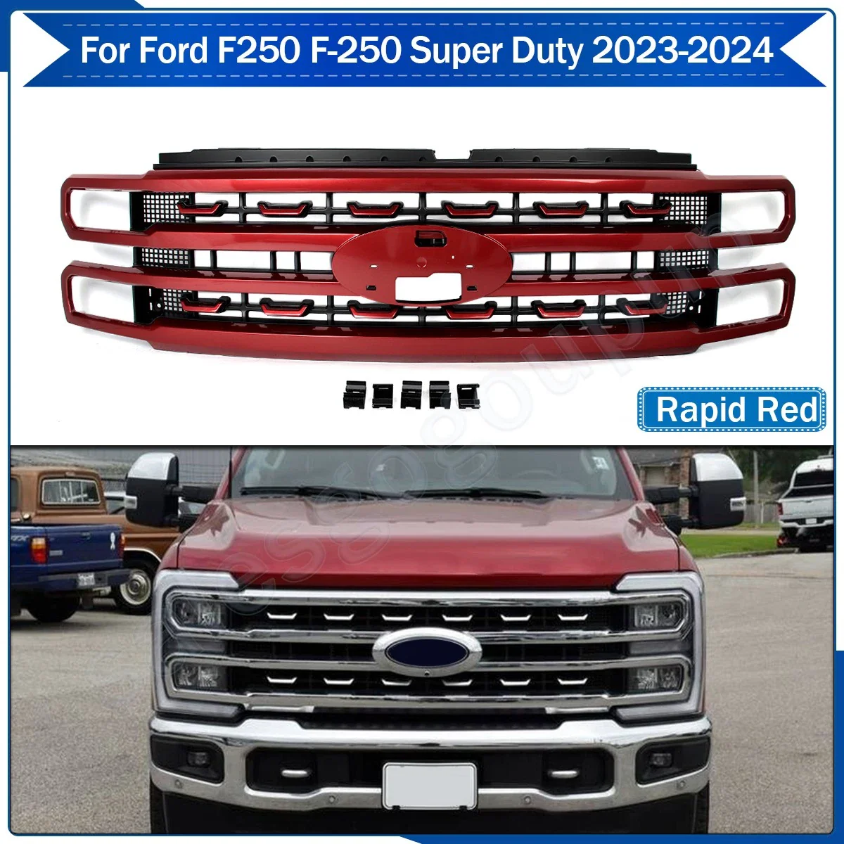 2023-2026+ Ford Super Duty F250/F350 Platinum Grill - Image 12