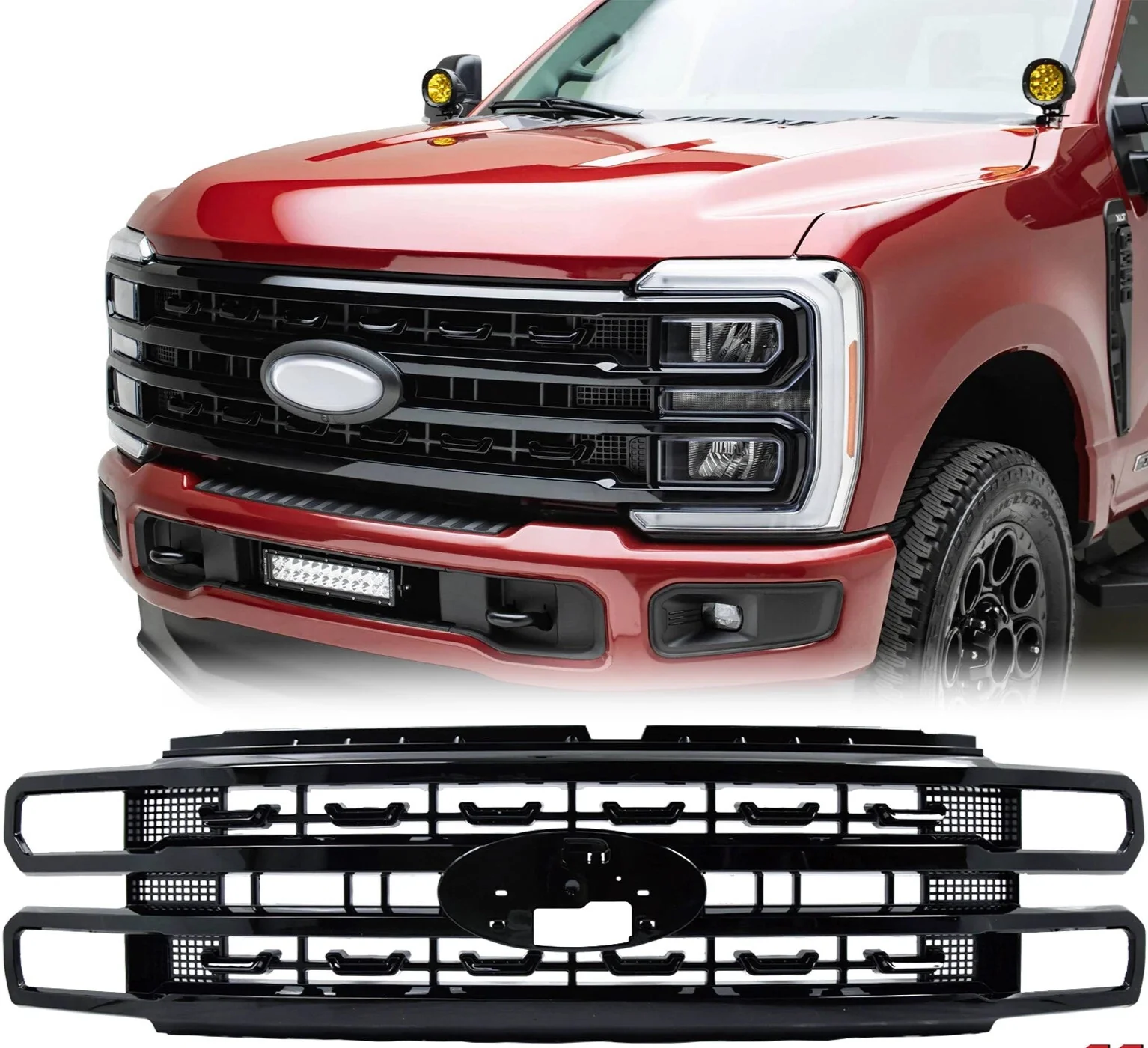 2023-2026+ Ford Super Duty F250/F350 Platinum Grill - Image 19