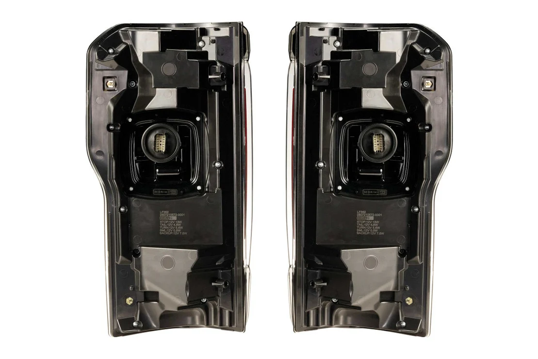 2023-2026+ Ford Super Duty F250 Red Smoked LED Tail Lights - Image 10