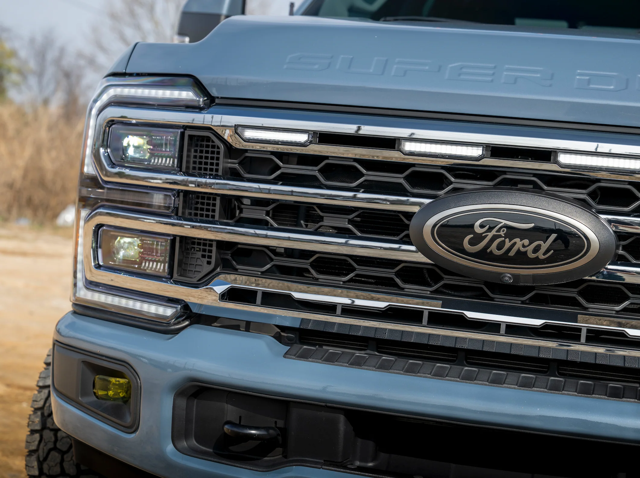 2023-2026+ Ford Super Duty White Amber LED XBG Grill Light Assembly - Image 19