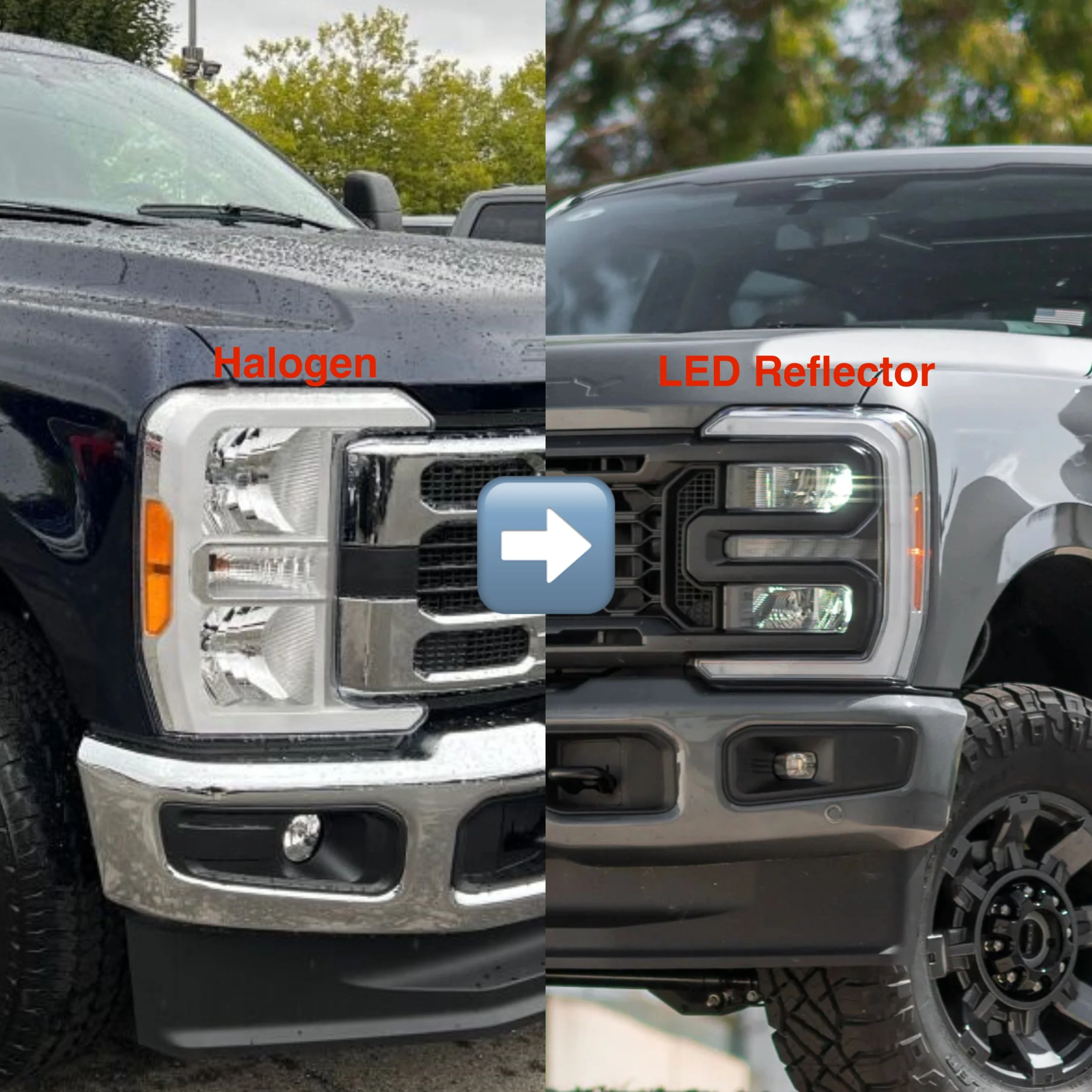 2023-2026+ Ford Super Duty LED Headlight Conversion Kit - Image 6