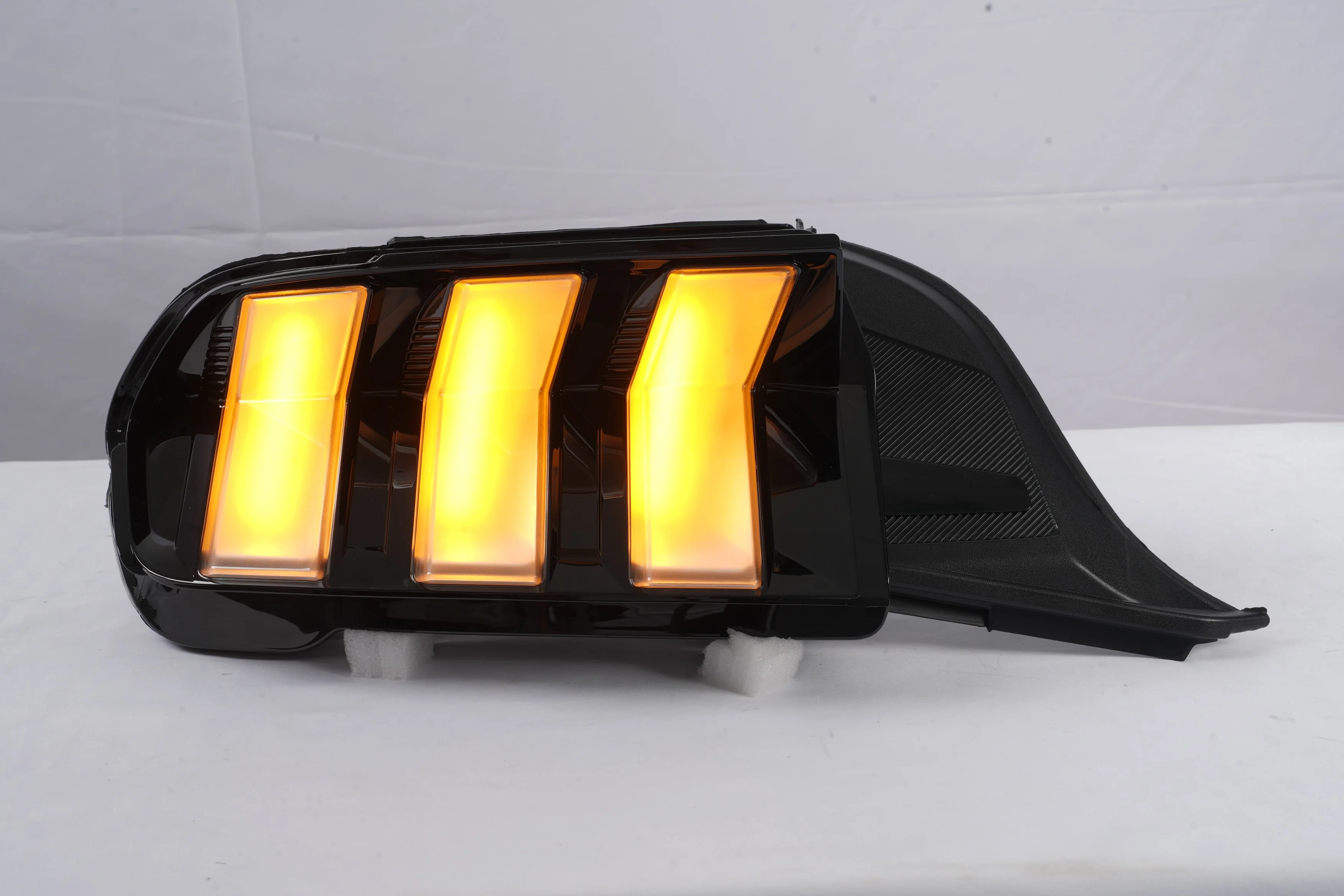 2024-2026+ Ford Mustang S650 RGB Flow Smoked Clear LED Tail Lights - Image 6