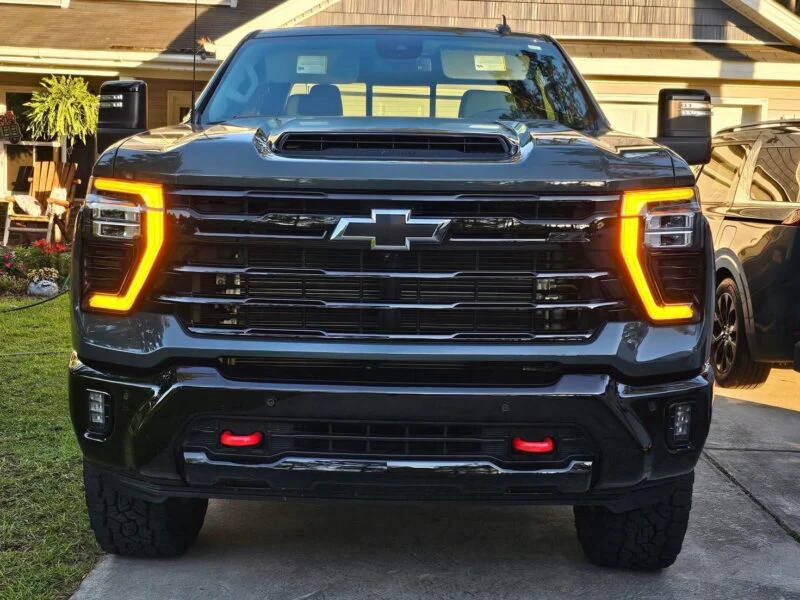 2024-2026+ Chevy Silverado HD 2500/3500 Amber DRL Headlight Harness Kit - Image 3